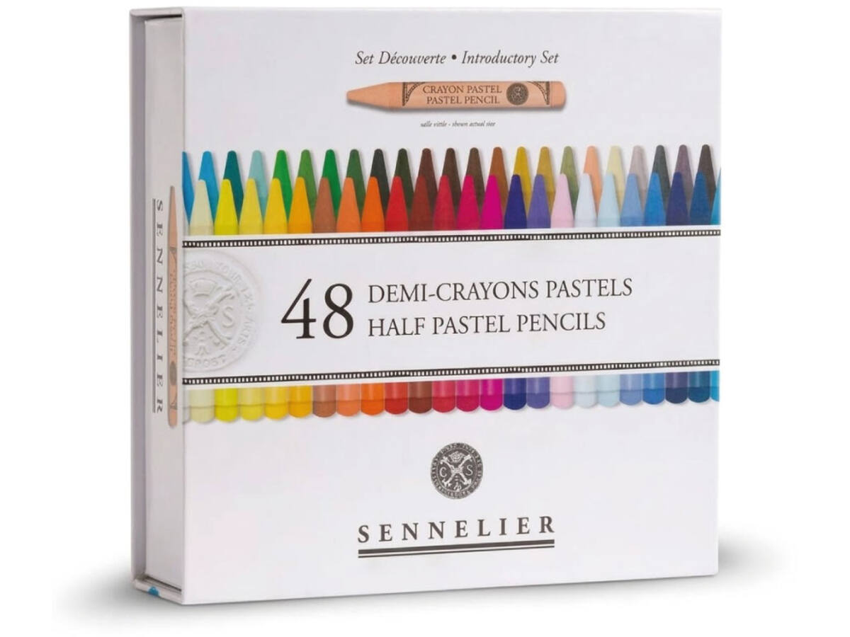 SENNELIER PASTELPOTLODEN SET ASSORTED HALF 48X 2