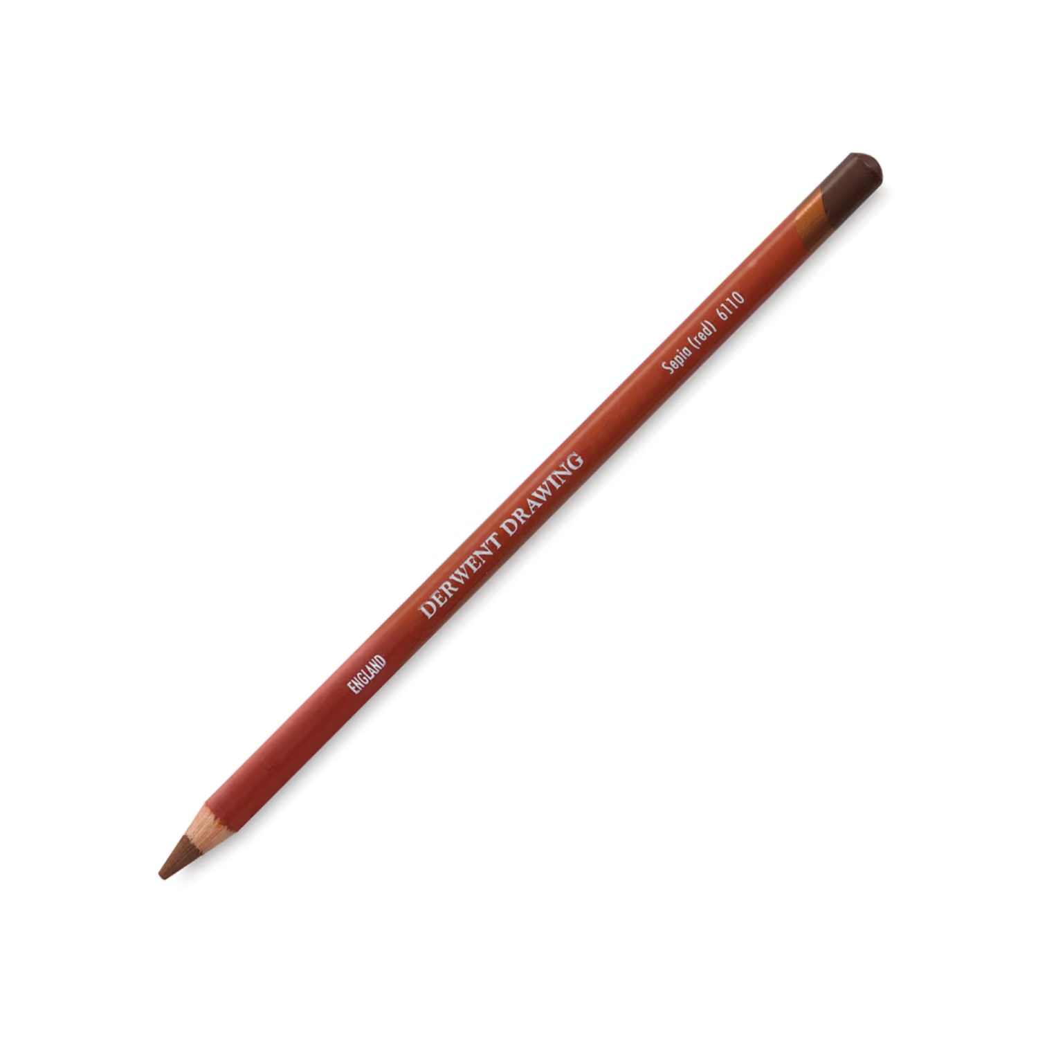 DERWENT DRAWING POTLOOD 6110 SEPIA RED 3