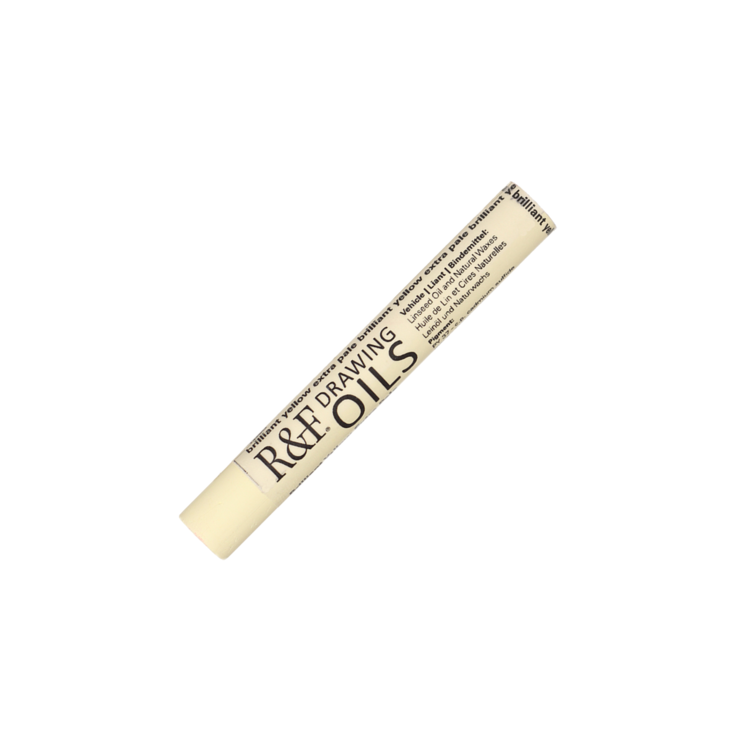 R&F DRAWING OIL STICK 12ML BRILLIANT YELLOW EXTRA PALE 103 3