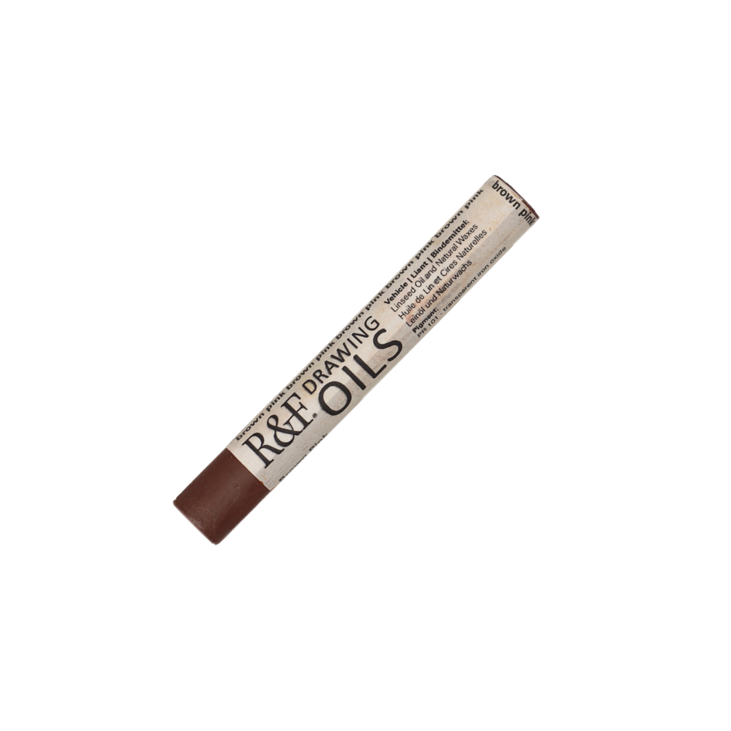 R&F DRAWING OIL STICK 12ML BROWN PINK 104 3