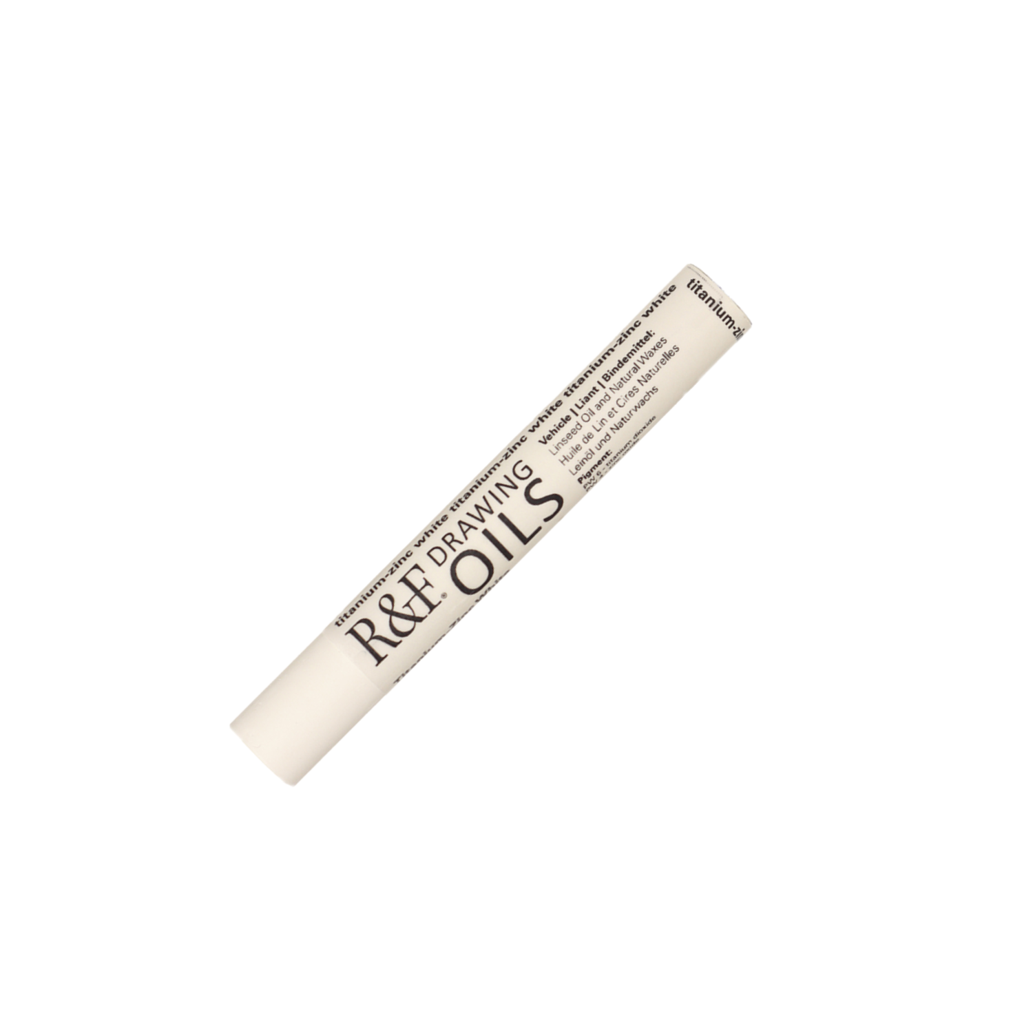 R&F DRAWING OIL STICK 12ML TITANIUM ZINC WHITE 110 3