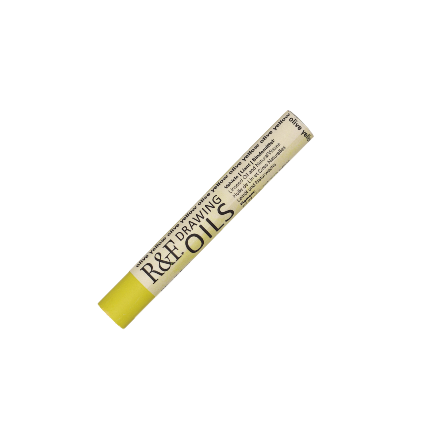 R&F DRAWING OIL STICK 12ML OLIVE YELLOW 124 3