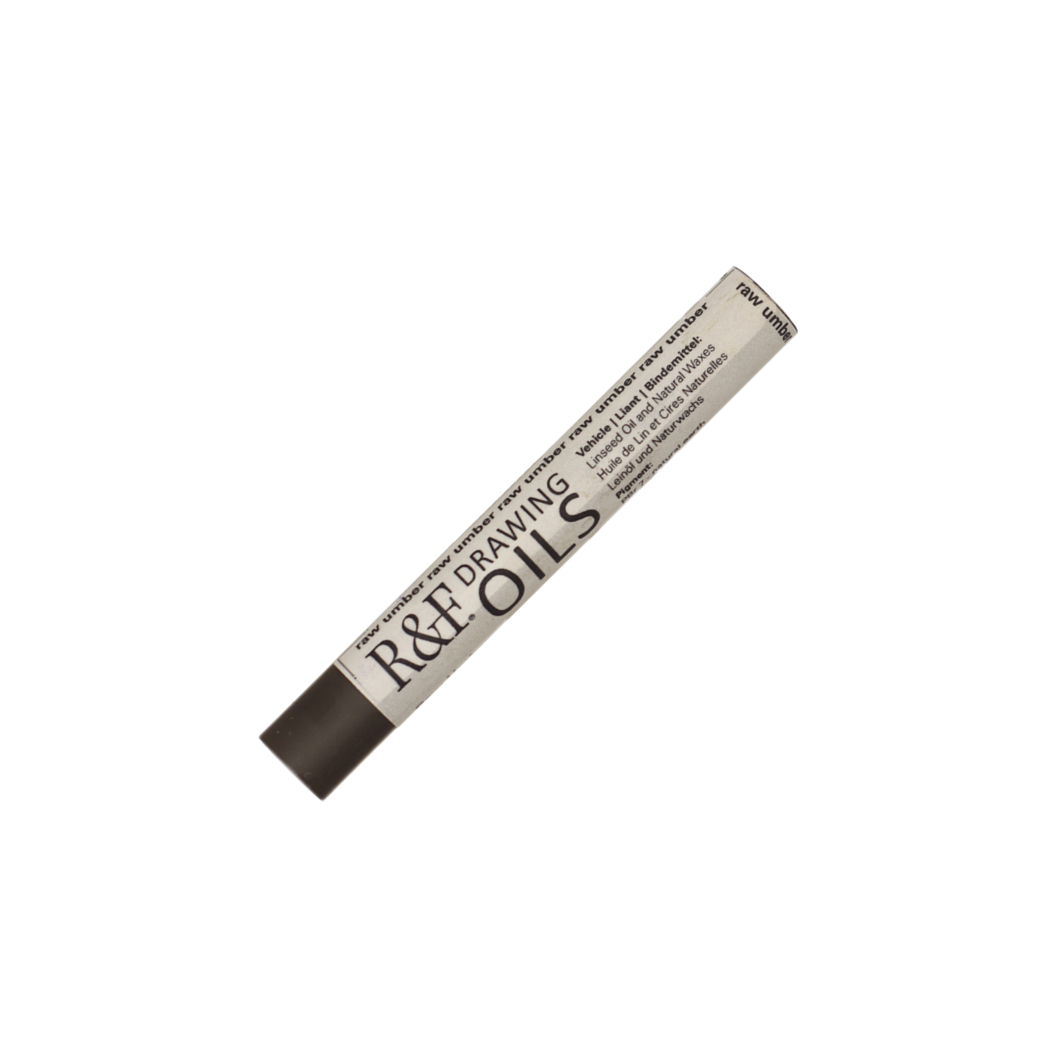 R&F DRAWING OIL STICK 12ML RAW UMBER 132 3