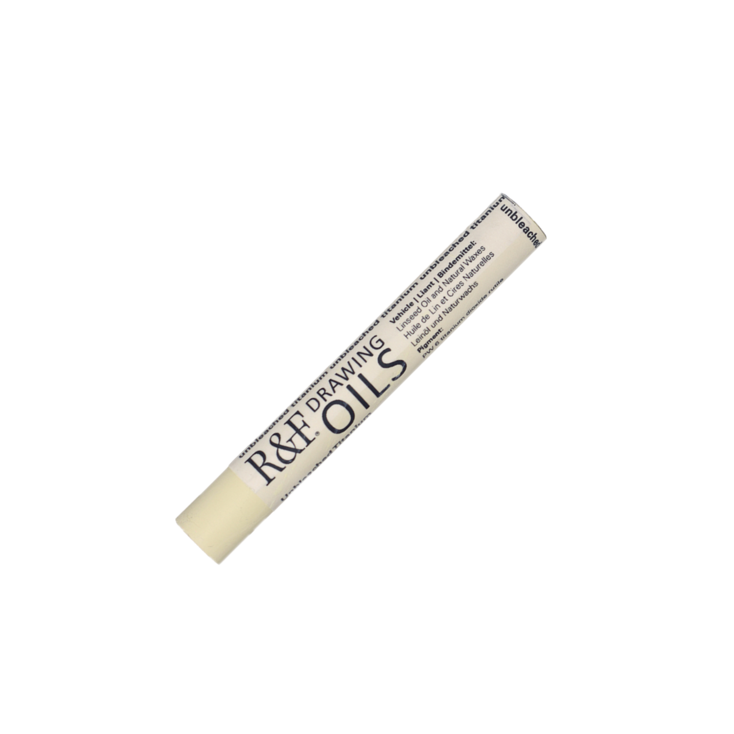 R&F DRAWING OIL STICK 12ML UNBLEACHED TITANIUM 136 3