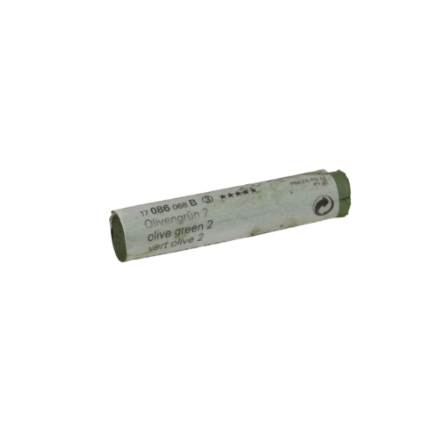 SCHMINCKE WEICHE KÜNSTLER PASTELLFARBE OLIVENGRÜN 2 086B 3