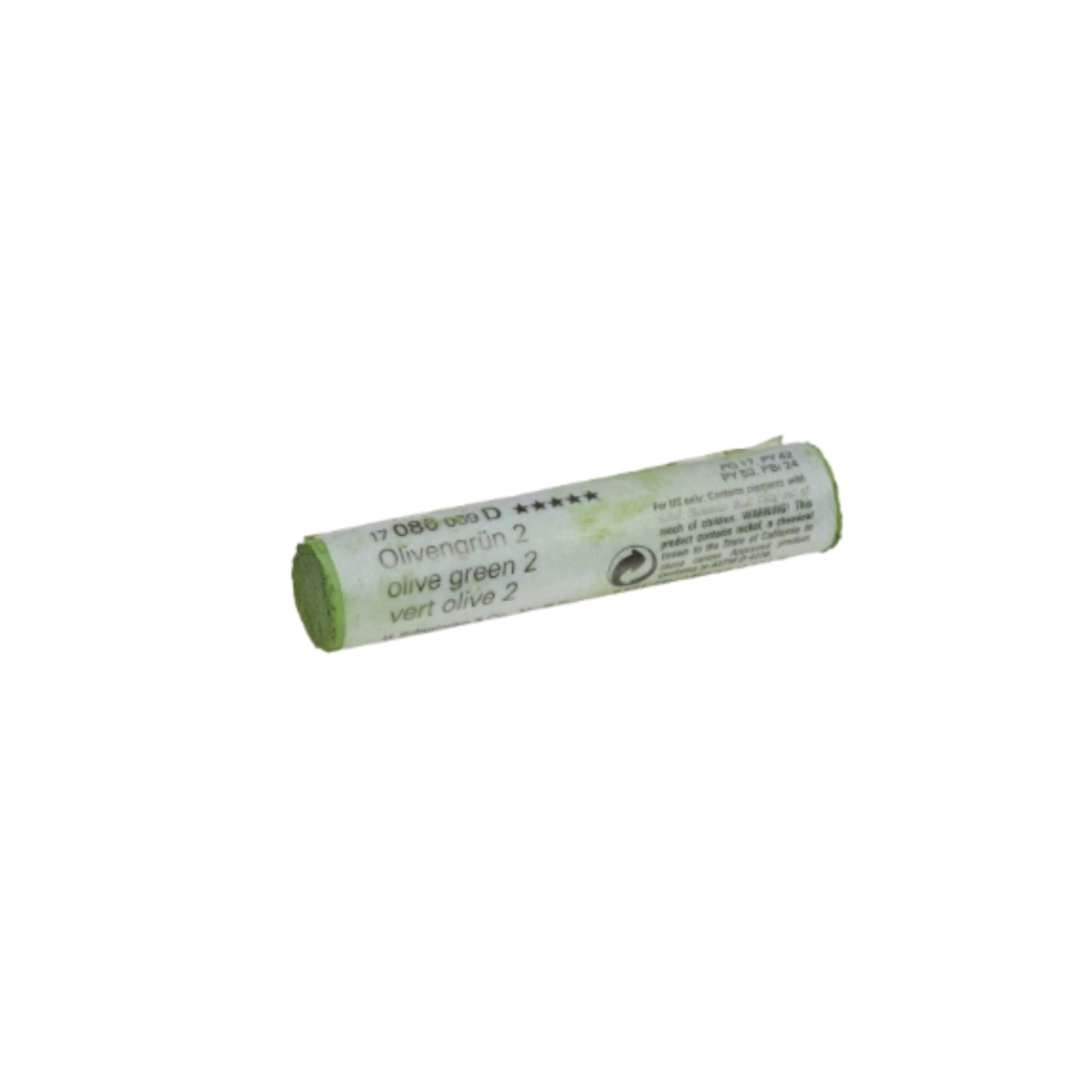 SCHMINCKE WEICHE KÜNSTLER PASTELLFARBE OLIVENGRÜN 2 086D 3