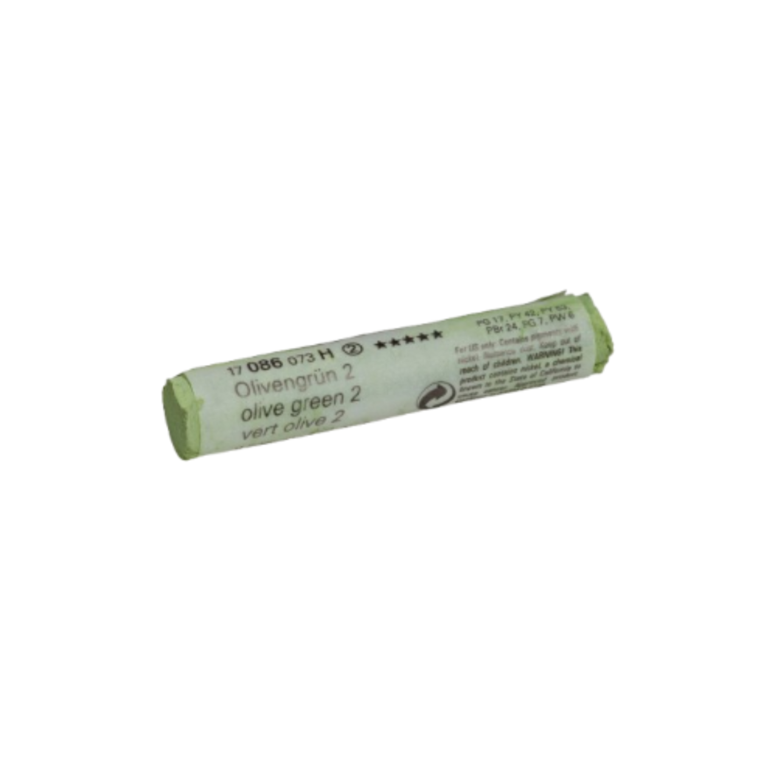 SCHMINCKE WEICHE KÜNSTLER PASTELLFARBE OLIVENGRÜN 2 086H 3