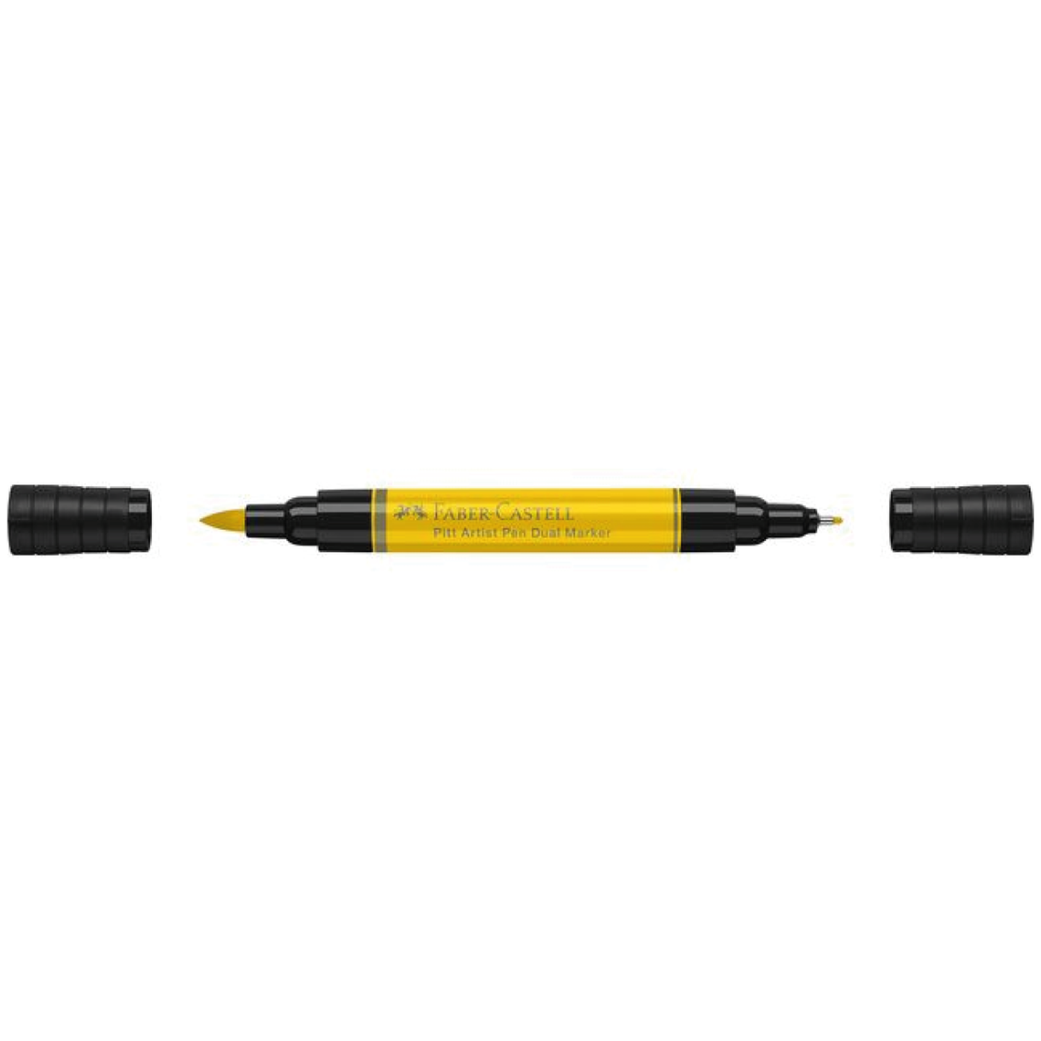 FABER-CASTELL PITT ARTIST PEN DUO MARKER 107 CADMIUMGEEL PER STUK 2