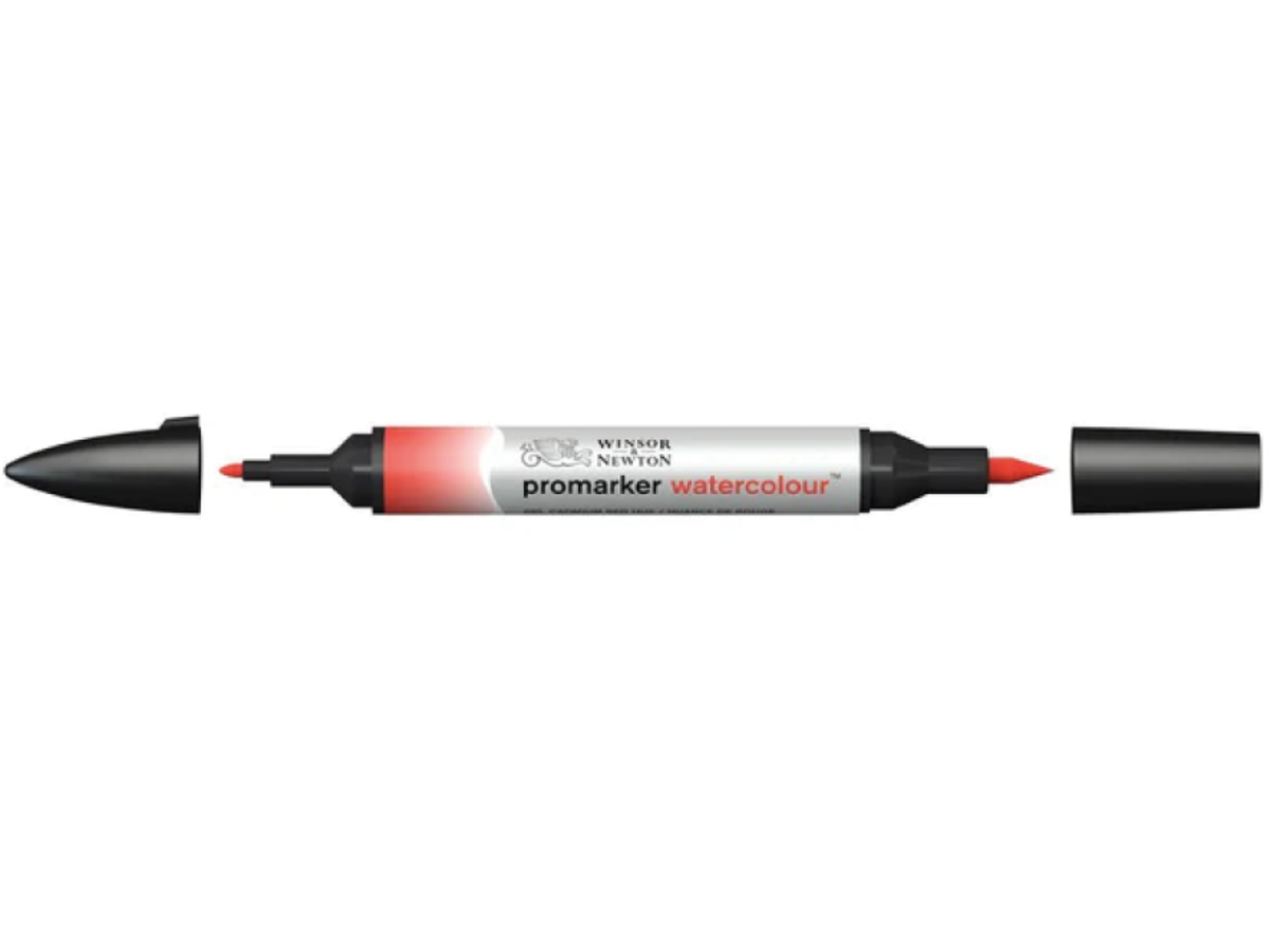 WINSOR & NEWTON PROMARKER WATERCOLOUR 095 CADMIUM RED HUE 2