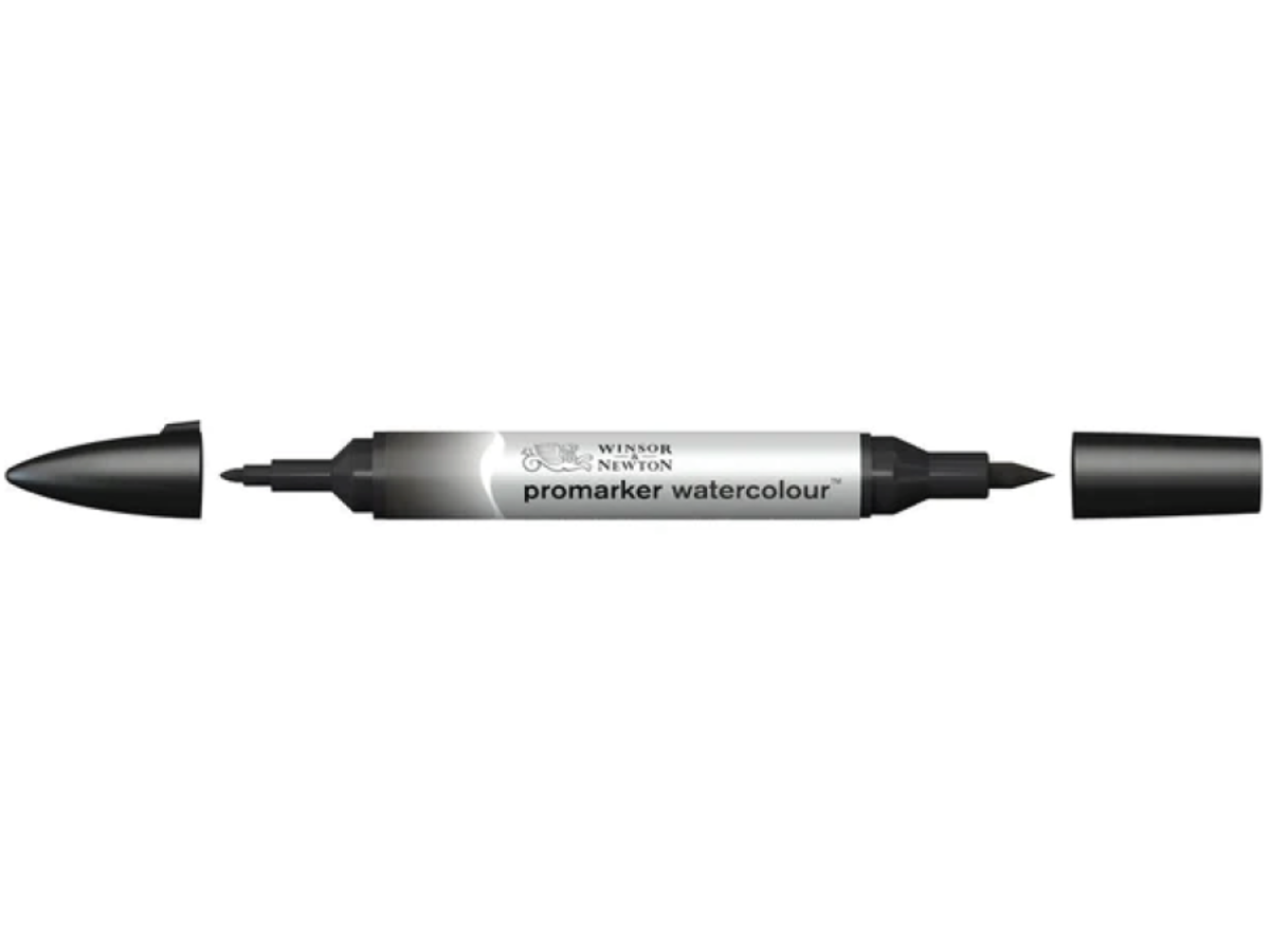 WINSOR & NEWTON PROMARKER WATERCOLOUR 337 LAMP BLACK 2