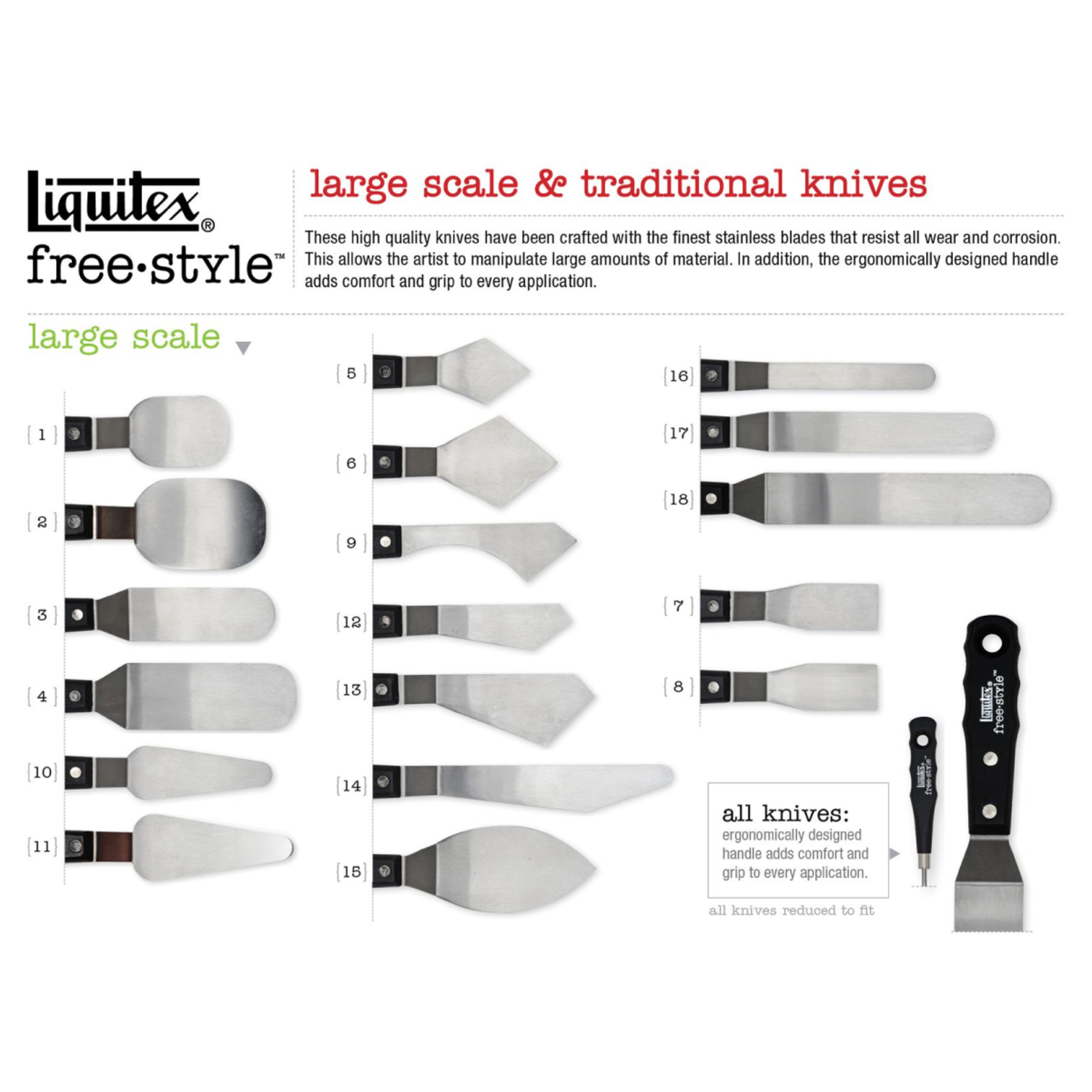 LIQUITEX FREESTYLE MALMESSER 14 2