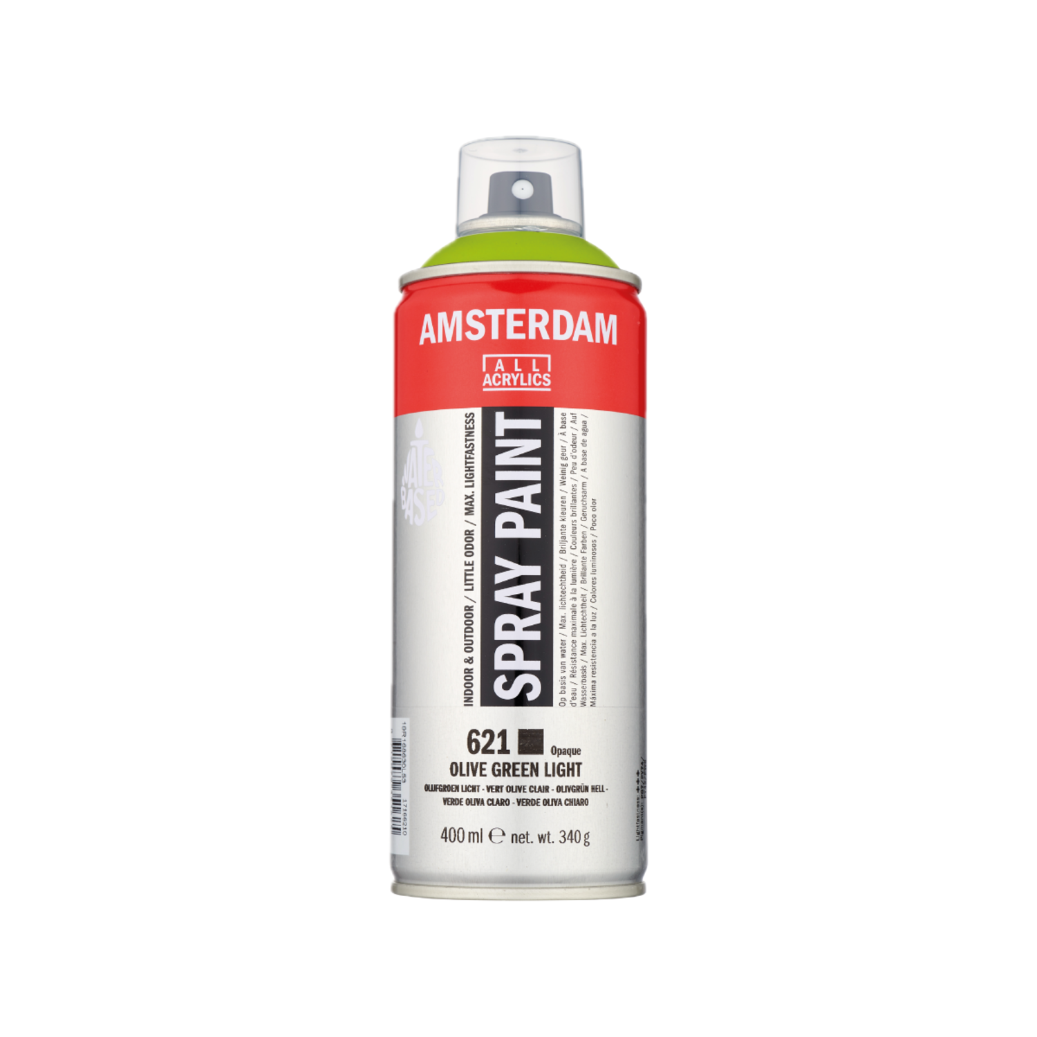 AMSTERDAM SPRAYPAINT 400ML 621 OLIVGRUN HELL 2