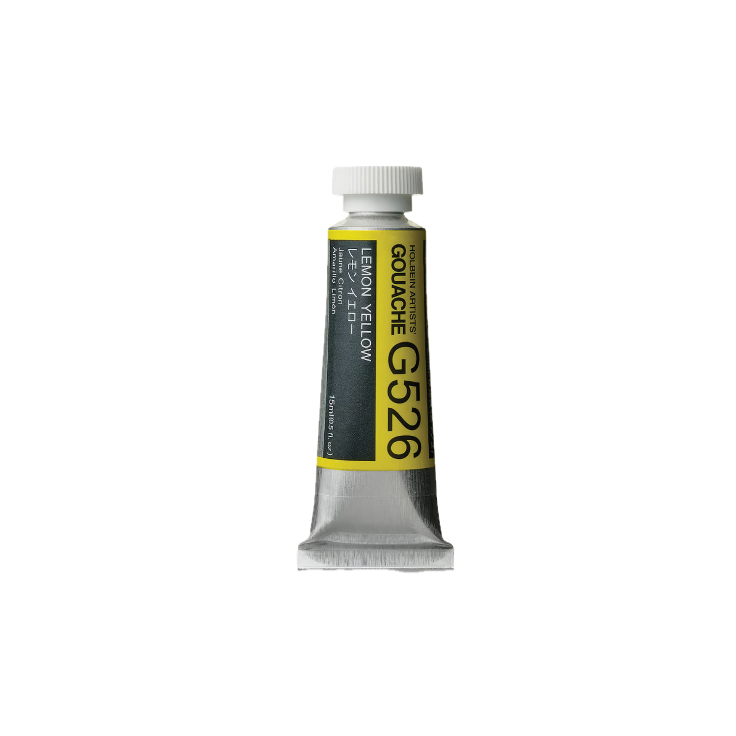 HOLBEIN ARTISTS' GOUACHE 15ML LEMON YELLOW G526 3