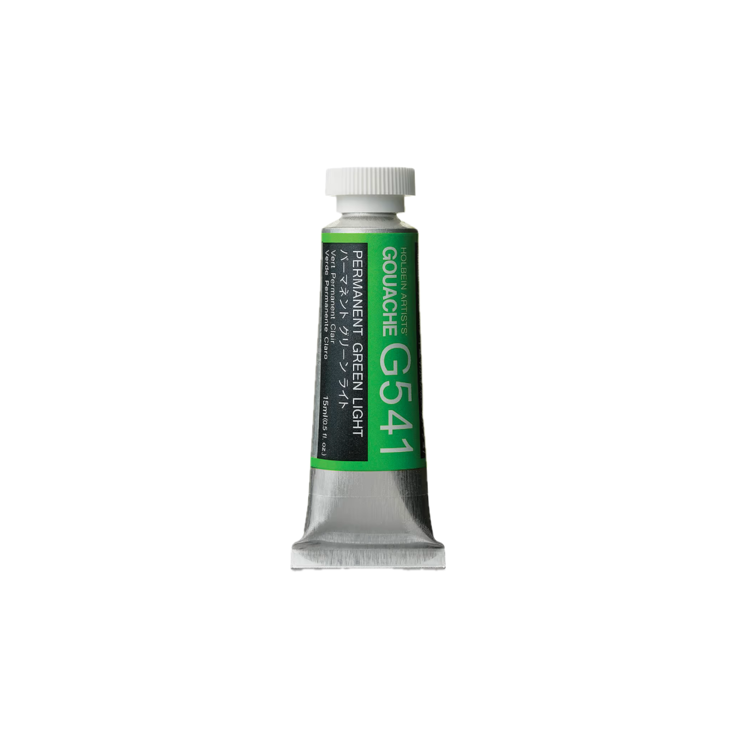 HOLBEIN ARTISTS' GOUACHE 15ML PERMANENT GREEN LIGHT G541 3