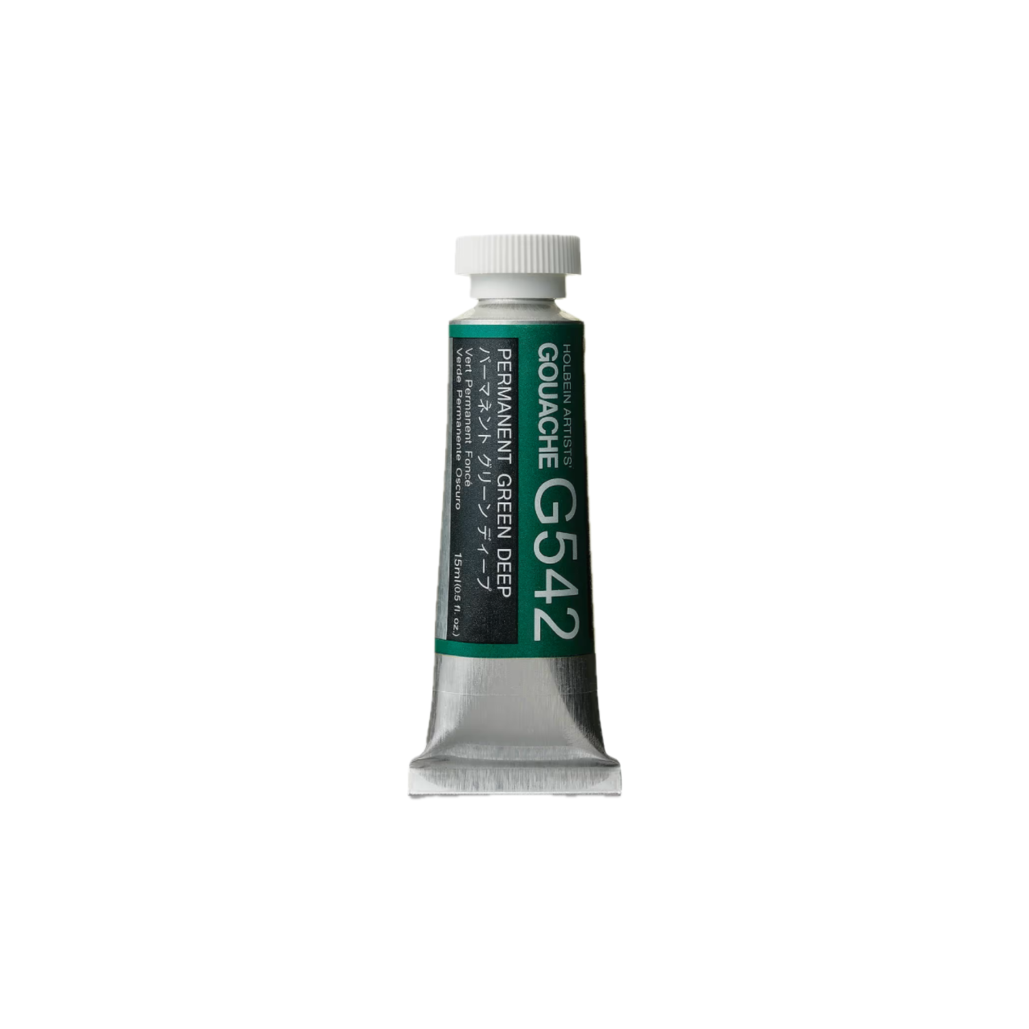 HOLBEIN ARTISTS' GOUACHE 15ML PERMANENT GREEN DEEP G542 3