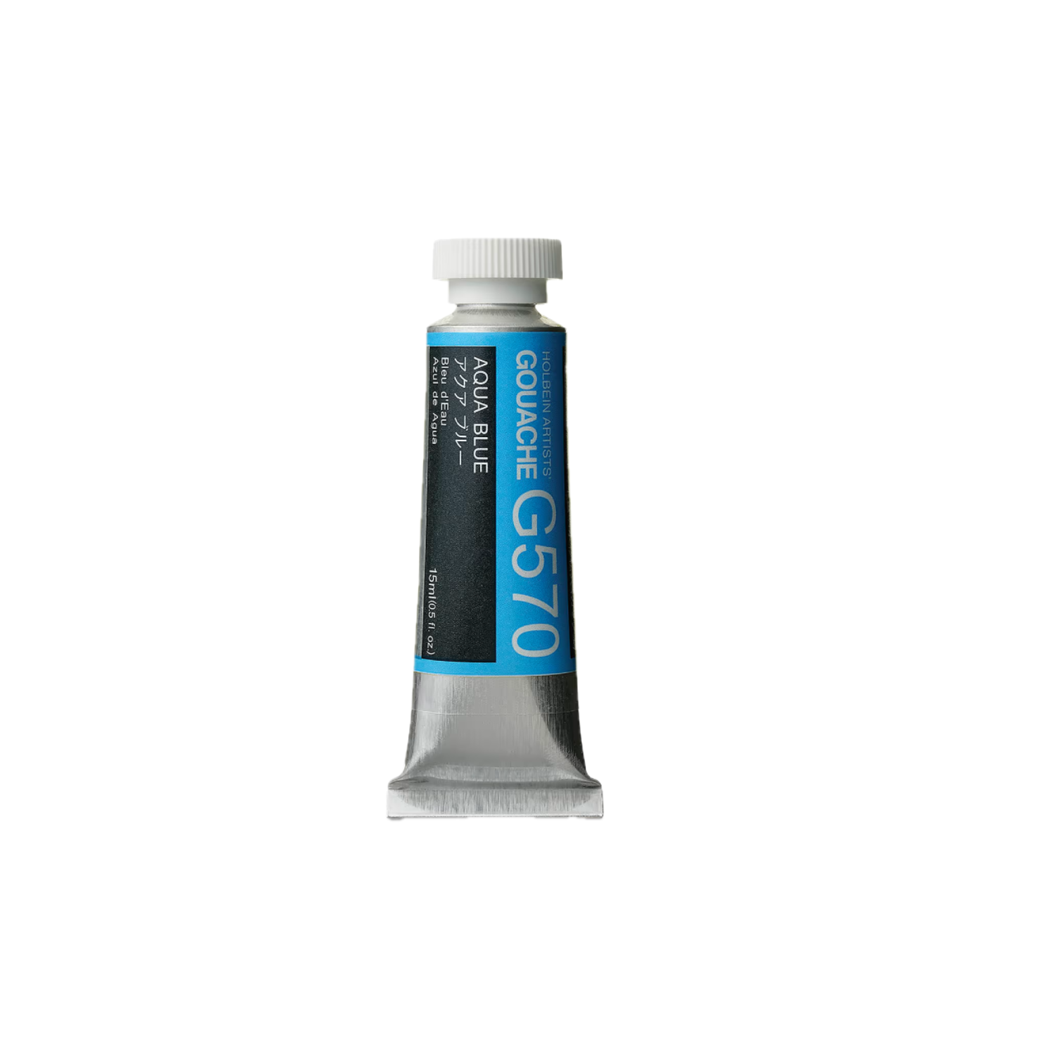HOLBEIN ARTISTS' GOUACHE 15ML AQUA BLUE G570 3