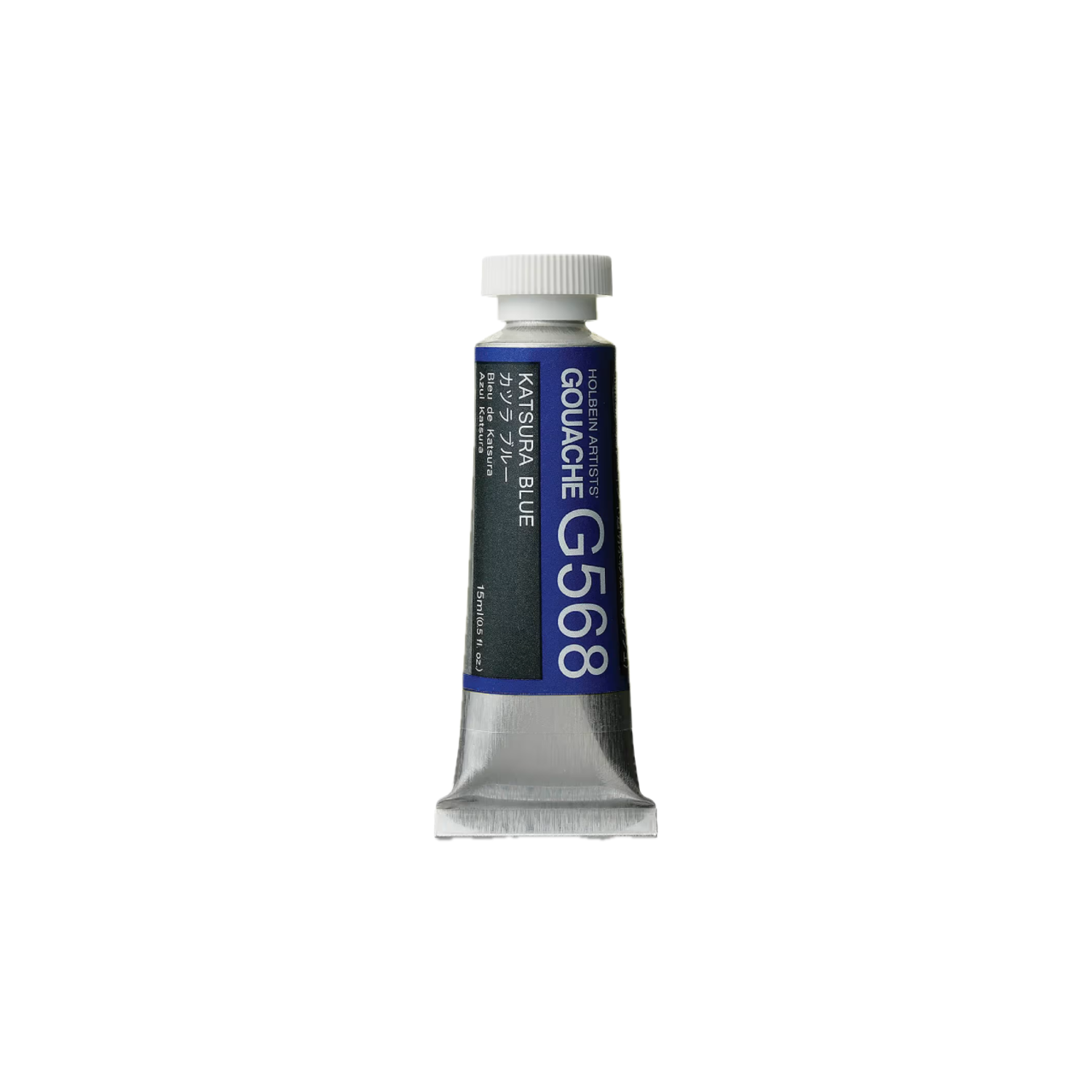 HOLBEIN ARTISTS' GOUACHE 15ML KATSURA BLUE G568 3
