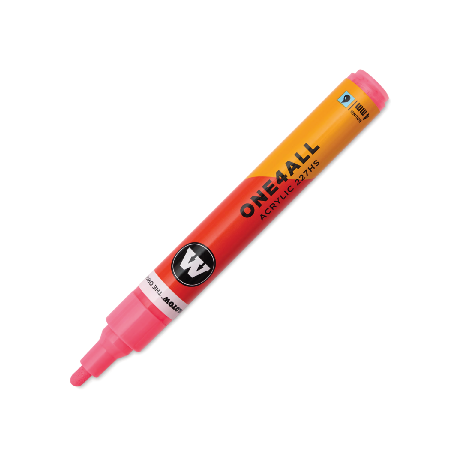 MOLOTOW ONE4ALL MARKER 227HS 262 4MM MARKER NEON RED FLUO 3