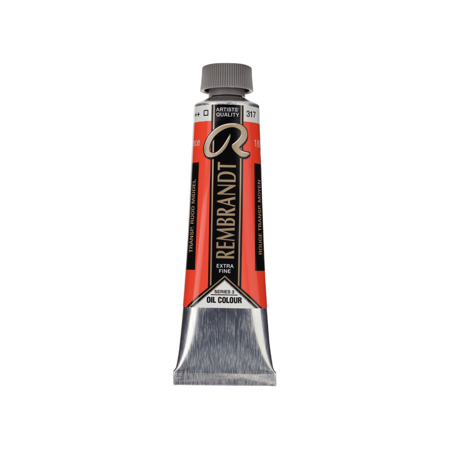TALENS REMBRANDT ÖLFARBE 40ML TRANSPARENTROT MITTEL 317 3