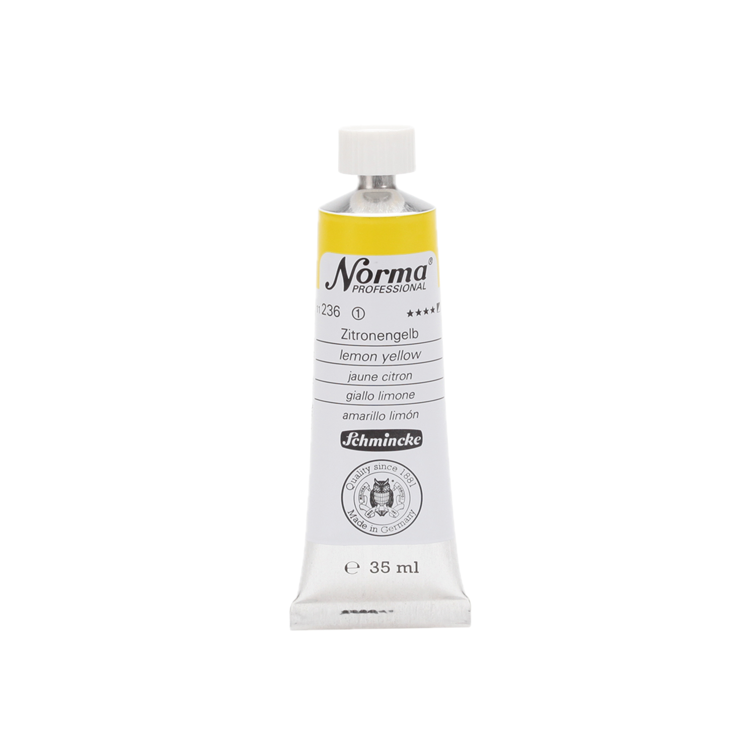 SCHMINCKE NORMA ÖLFARBE  35ML S1 236 ZITRONENGELB 3