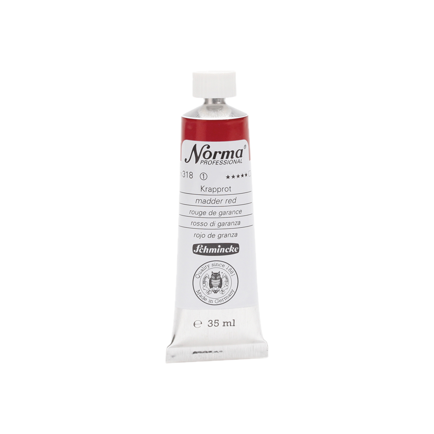 SCHMINCKE NORMA ÖLFARBE 35ML S1 318 KRAPPROT 3