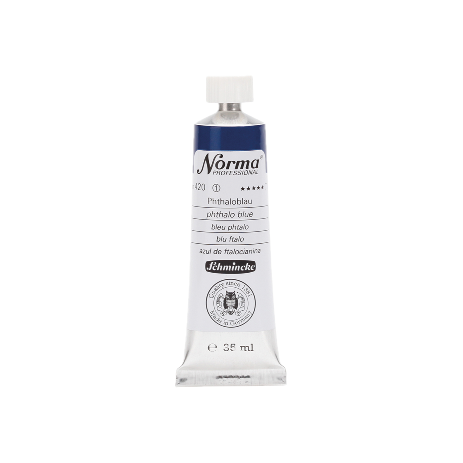SCHMINCKE NORMA ÖLFARBE 35ML S1 420 PHTHALOBLAU 3