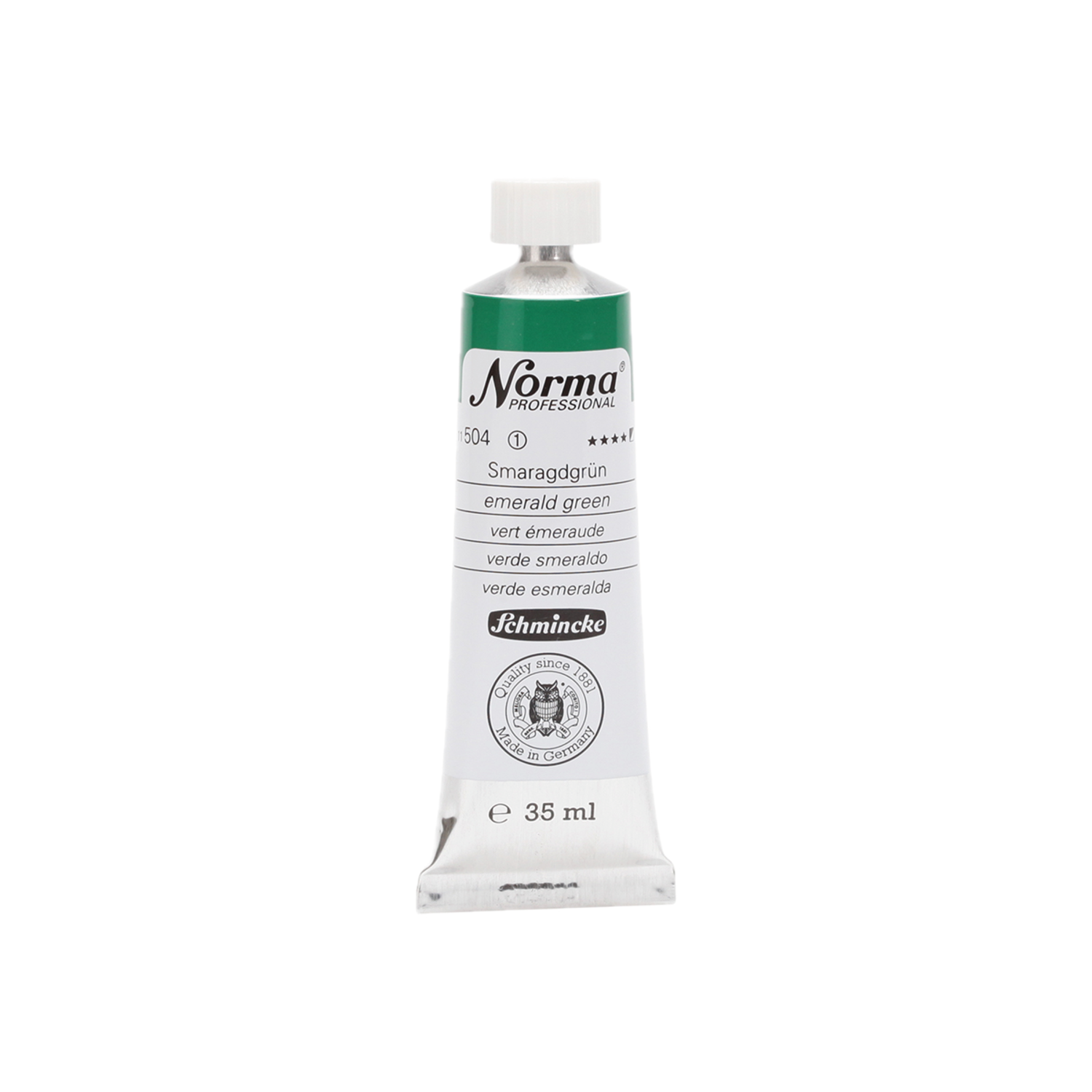 SCHMINCKE NORMA ÖLFARBE 35ML S1 504 SMARAGDGRÜN 3