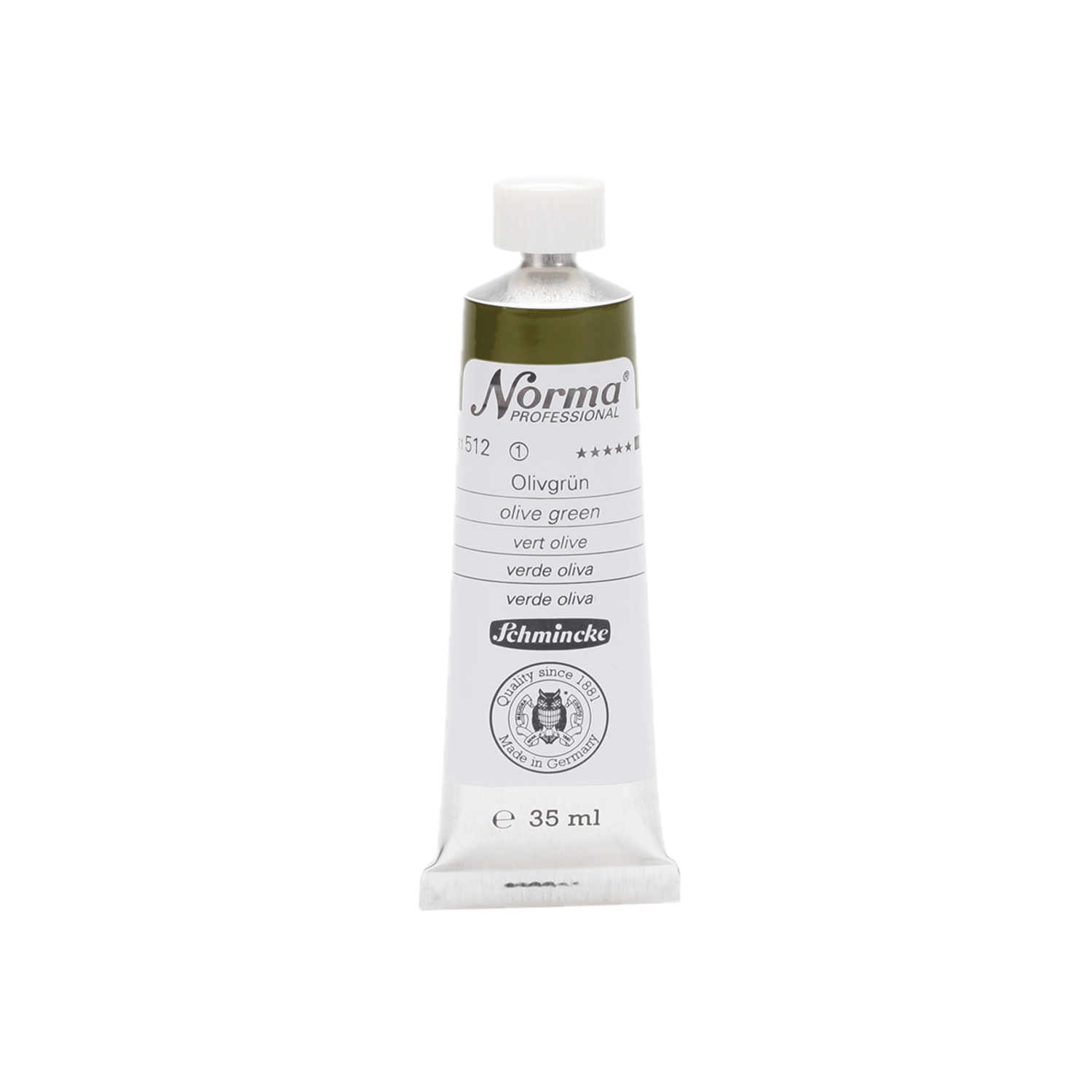 SCHMINCKE NORMA ÖLFARBE 35ML S1 512 OLIVGRÜN 3