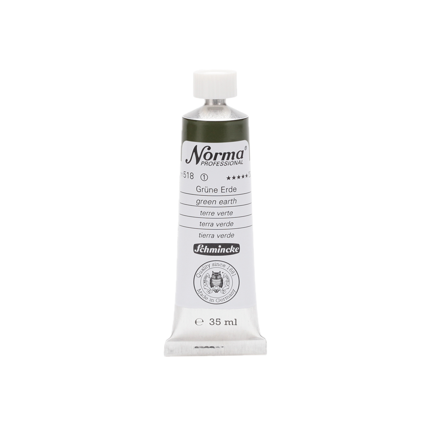 SCHMINCKE NORMA ÖLFARBE 35ML S1 518 GRÜNE ERDE 3