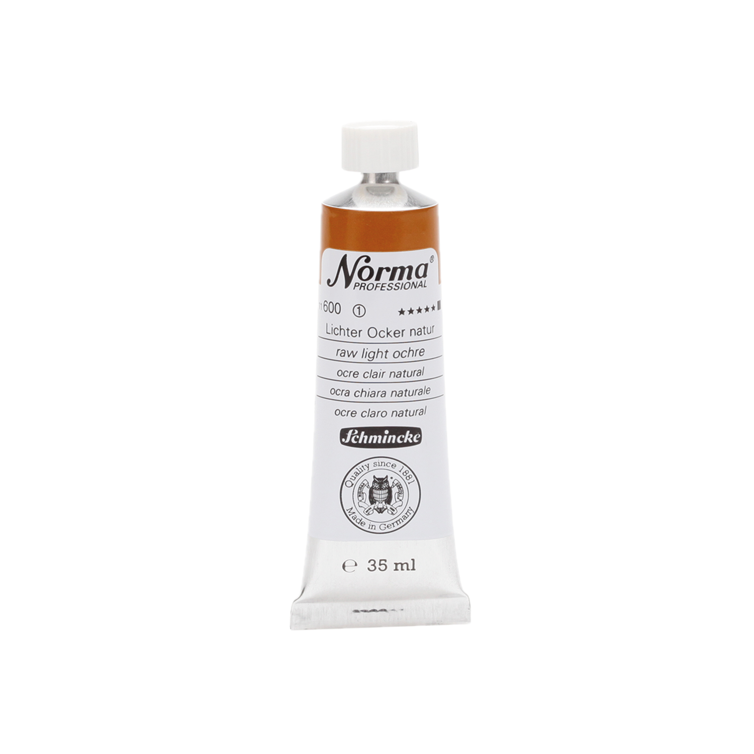 SCHMINCKE NORMA ÖLFARBE 35ML S1 600 LICHTER OCKER NATUR 3