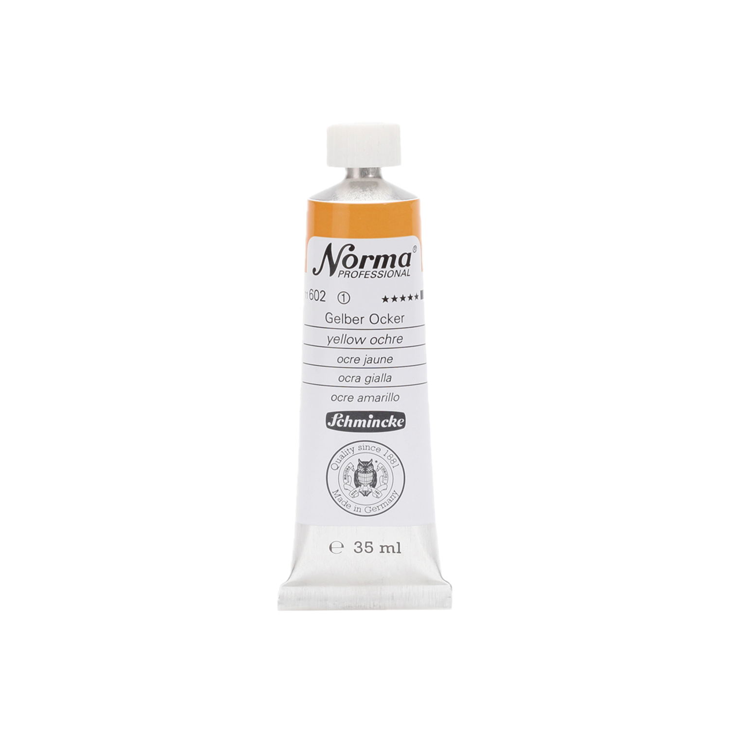 SCHMINCKE NORMA ÖLFARBE 35ML S1 602 GELBER OCKER 3