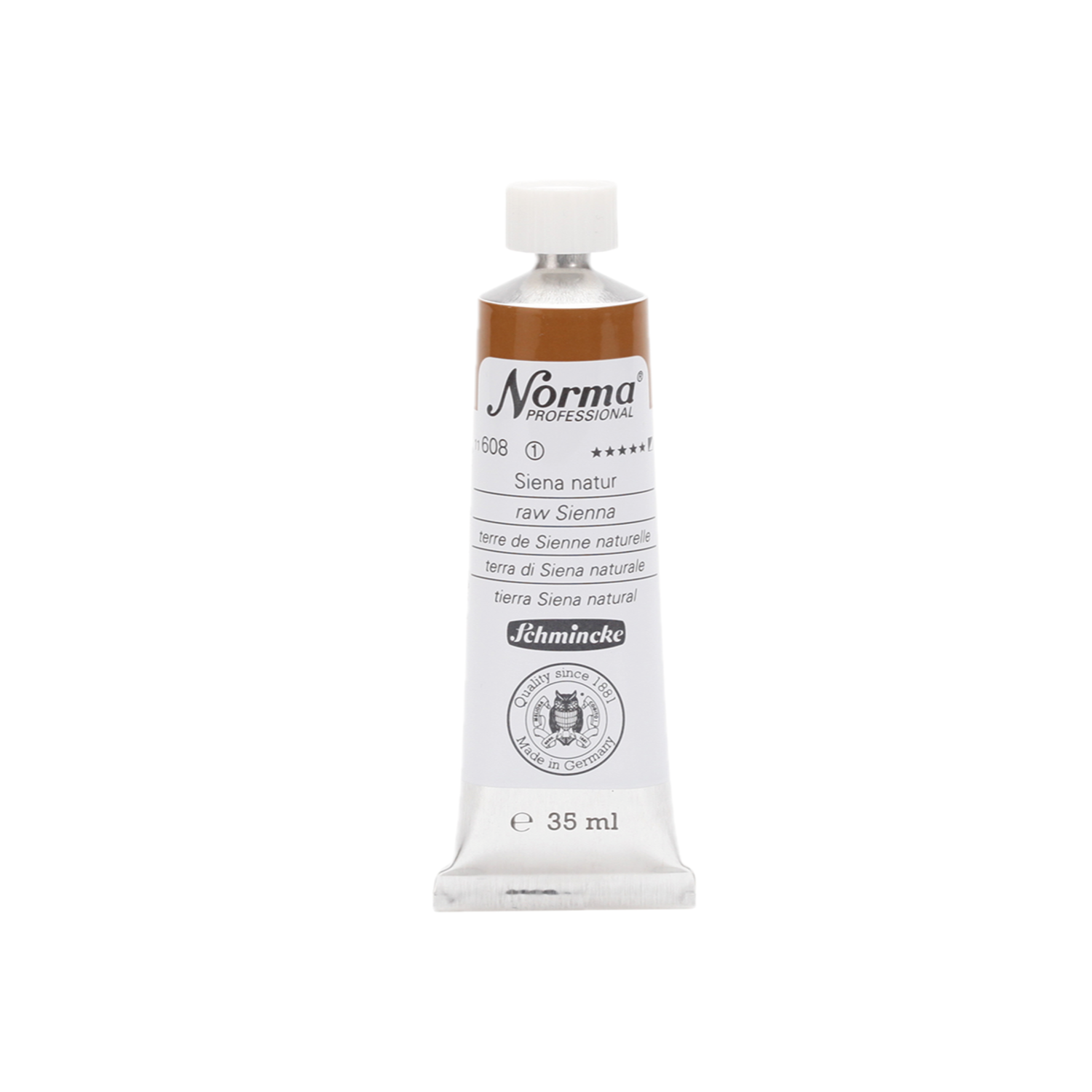 SCHMINCKE NORMA ÖLFARBE 35ML S1 608 SIENNA NATUR 3