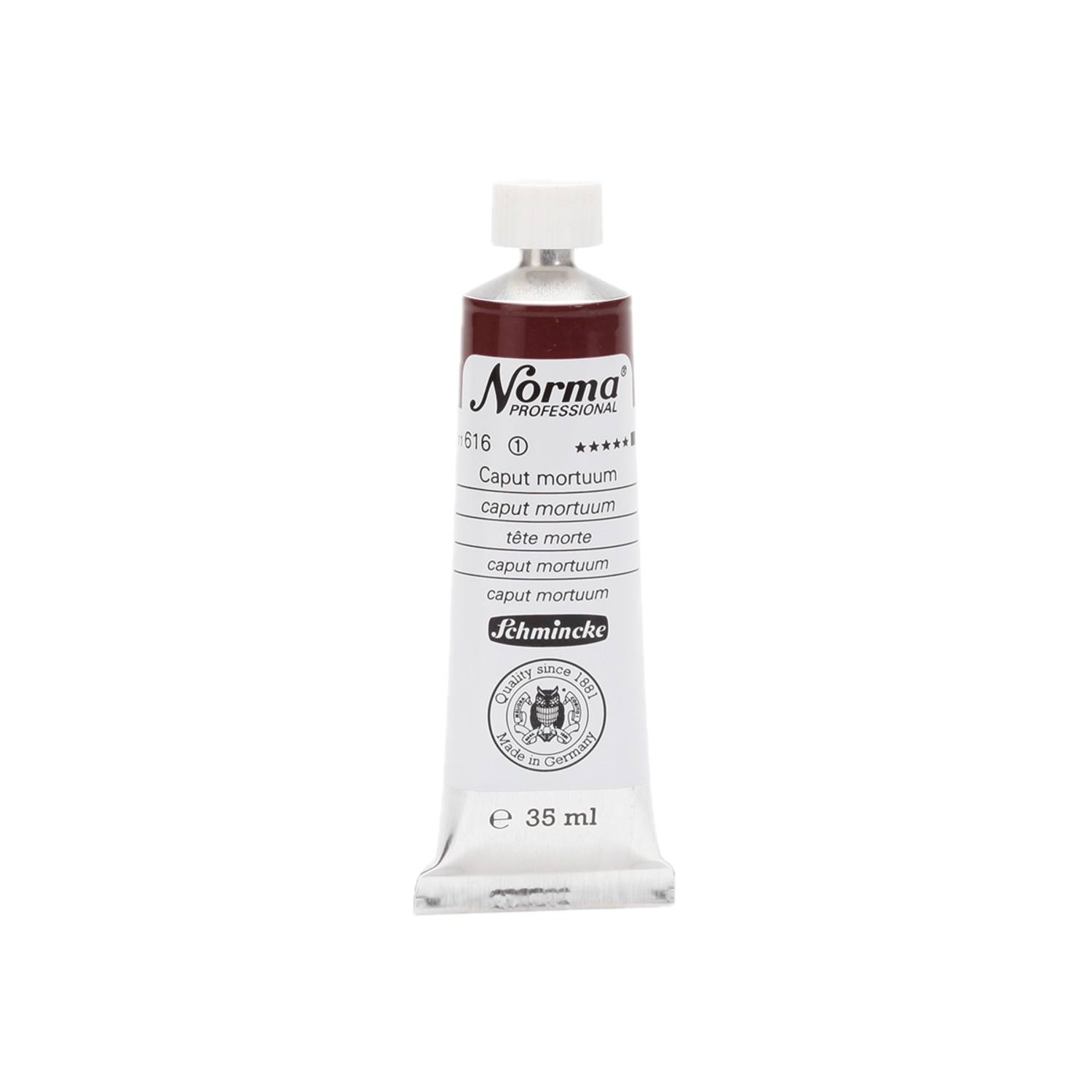 SCHMINCKE NORMA ÖLFARBE  35ML S1 616 CAPUT MORTUM 3