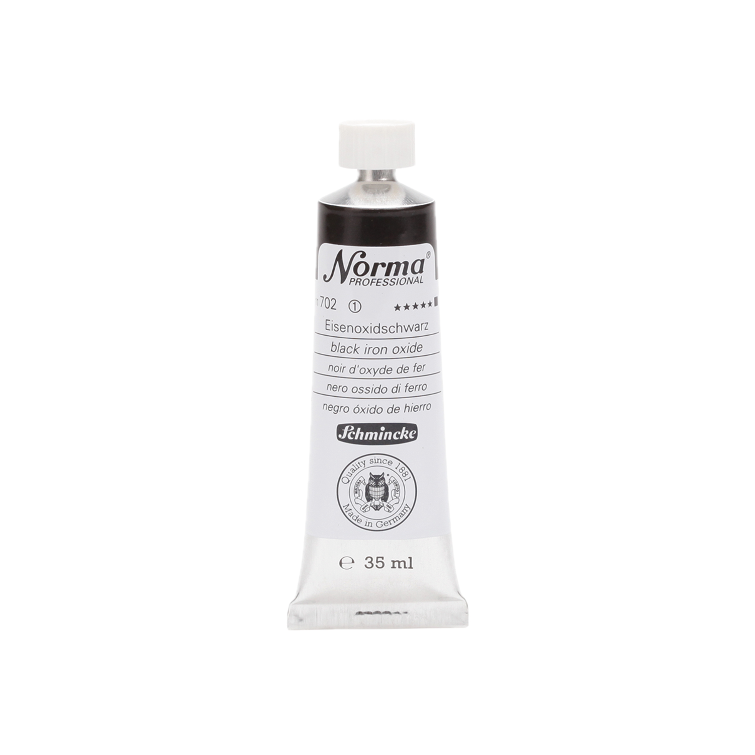 SCHMINCKE NORMA ÖLFARBE 35ML S1 702 EISENOXIDSCHWARZ 3