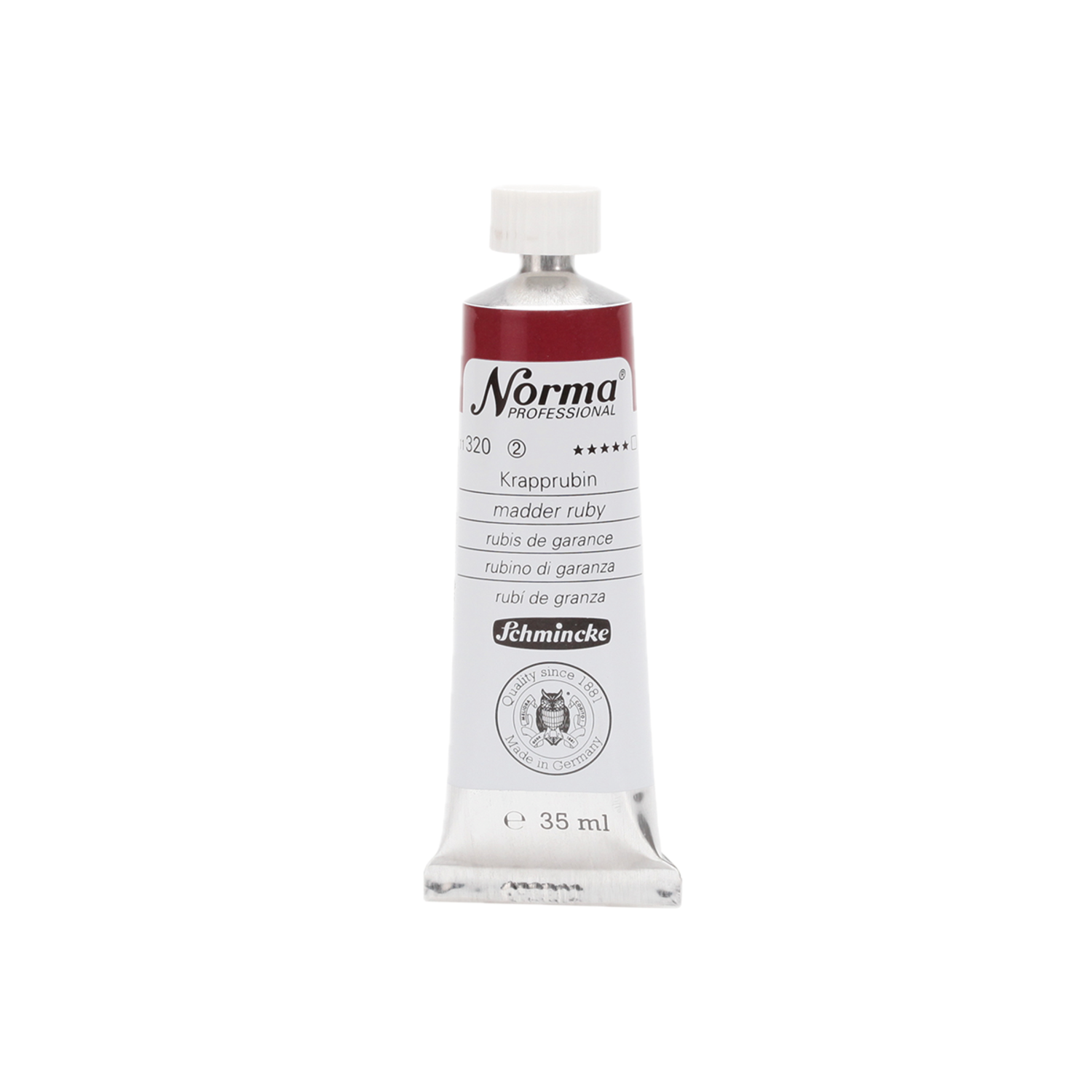 SCHMINCKE NORMA ÖLFARBE 35ML 318 KRAPPBRAUN 3