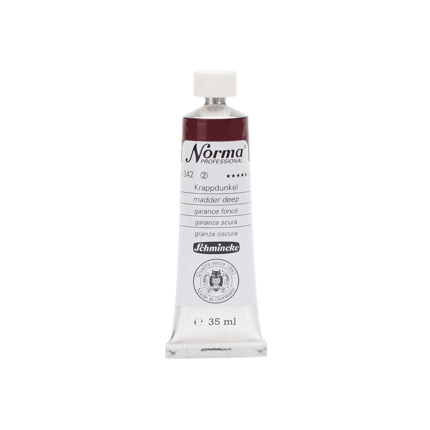 SCHMINCKE NORMA ÖLFARBE  35ML S2 342 KRAPP DUNKEL 3