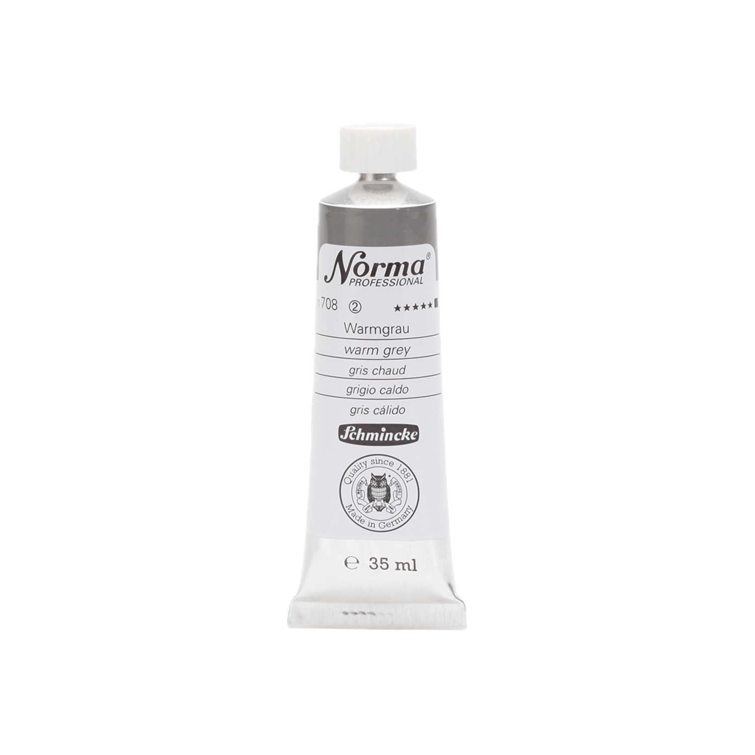 SCHMINCKE NORMA ÖLFARBE 35ML S2 708 WARMGRAU 3