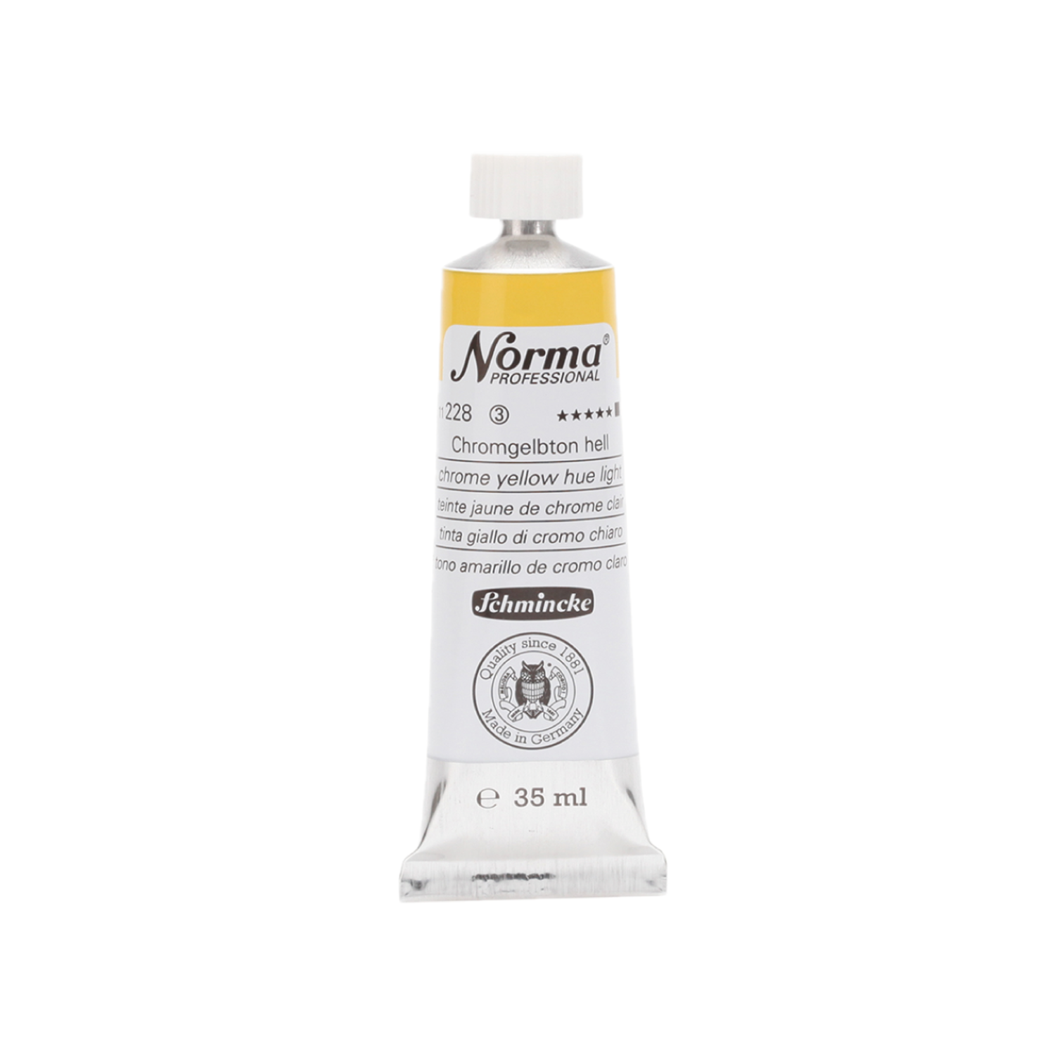 SCHMINCKE NORMA ÖLFARBE 35ML S3 228 CHROMGELB 3