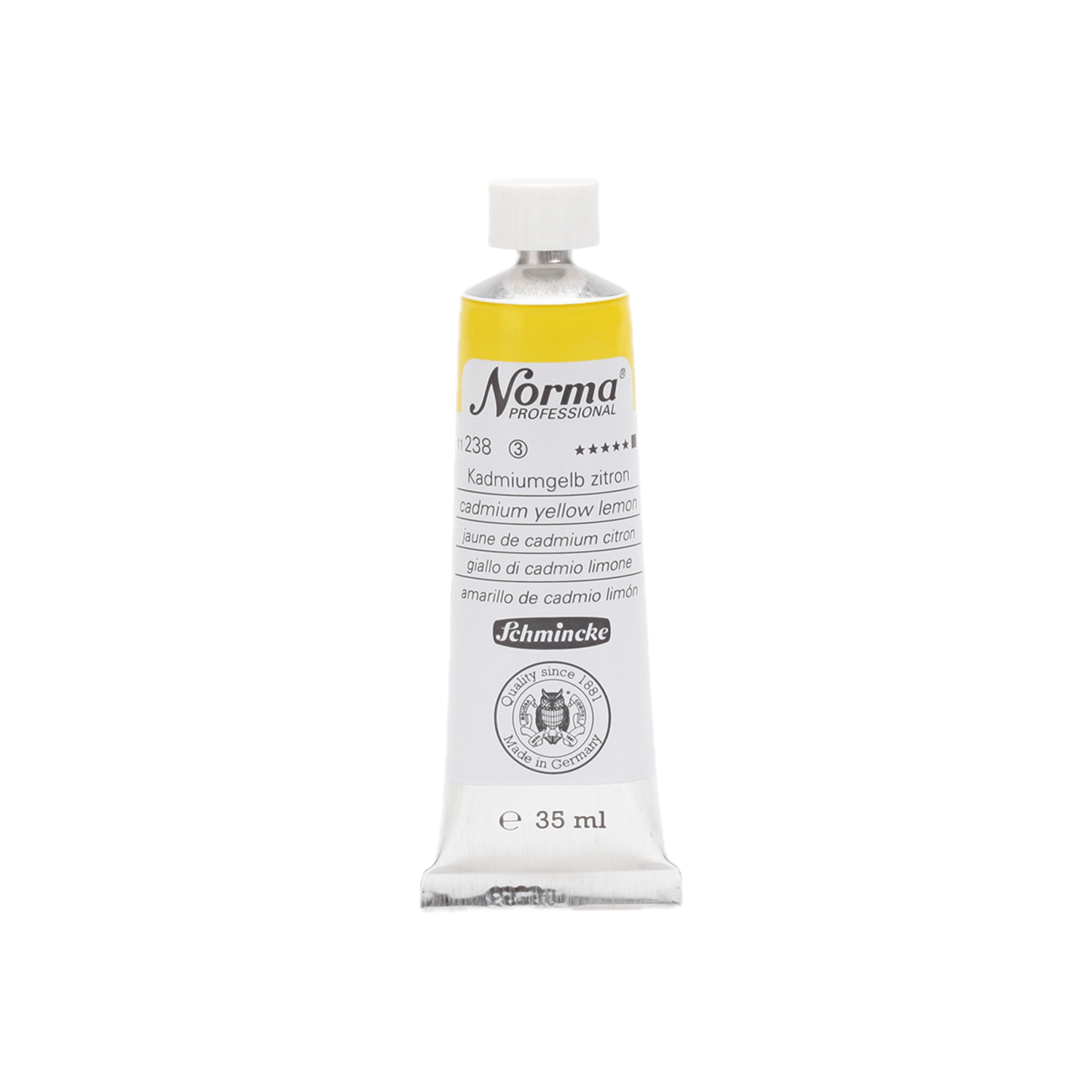 SCHMINCKE NORMA ÖLFARBE 35ML S3 238 KADMIUM ZITRON 3
