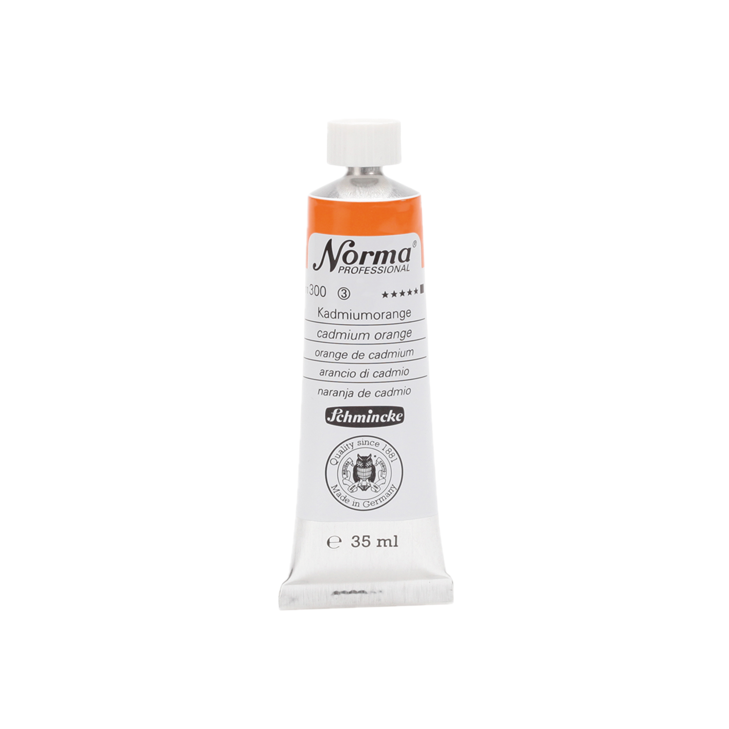 SCHMINCKE NORMA ÖLFARBE  35ML S3 300 KADMIUMORANGE 3