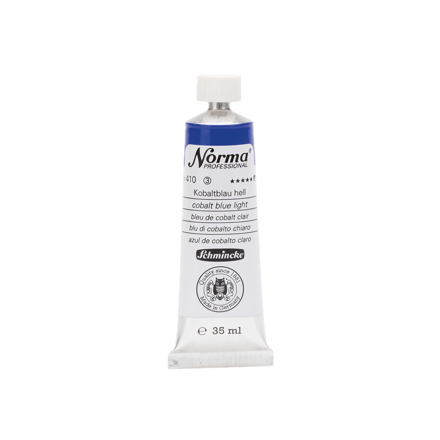 SCHMINCKE NORMA ÖLFARBE 35ML S3 410 KOBALTBLAU HELL 3