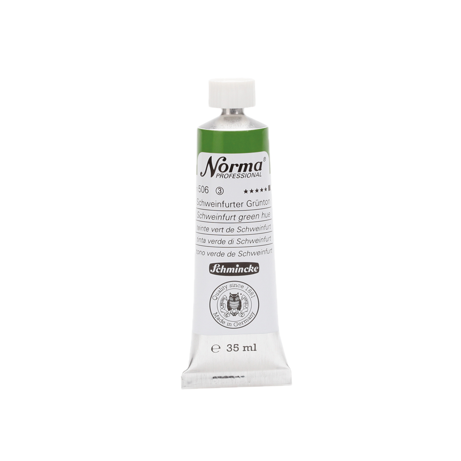 SCHMINCKE NORMA ÖLFARBE 35ML S3 506 SCHWEINFURTER-GRÜNTON 3