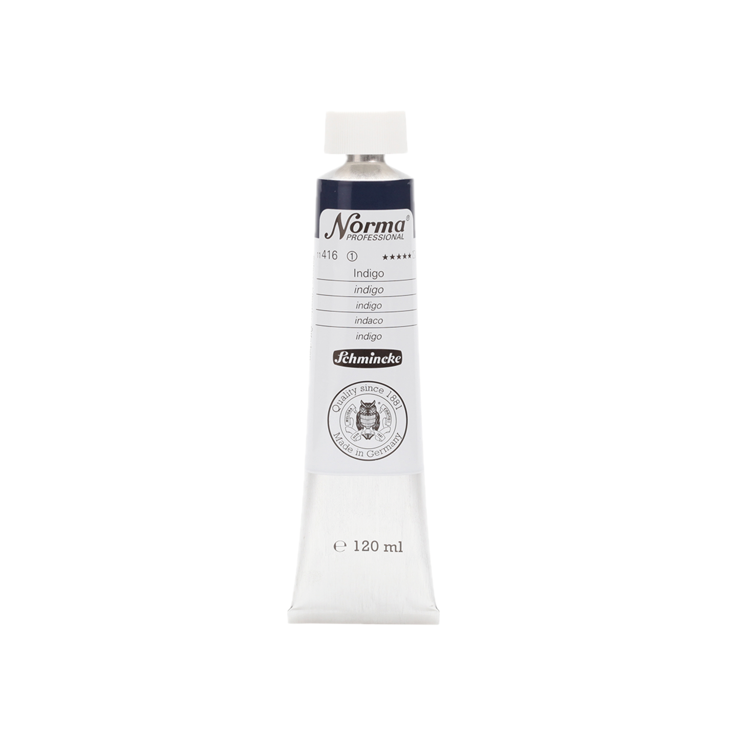 SCHMINCKE NORMA ÖLFARBE 416 120ML S1 INDIGO 3