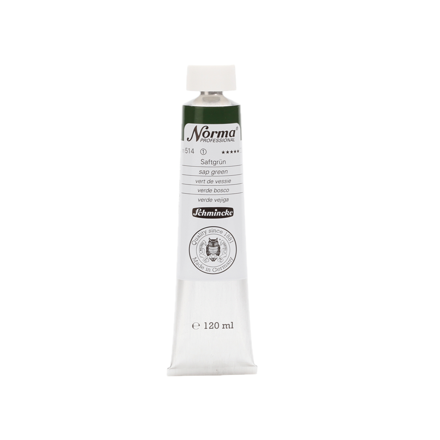 SCHMINCKE NORMA ÖLFARBE 514 120ML SAFTGRÜN 3