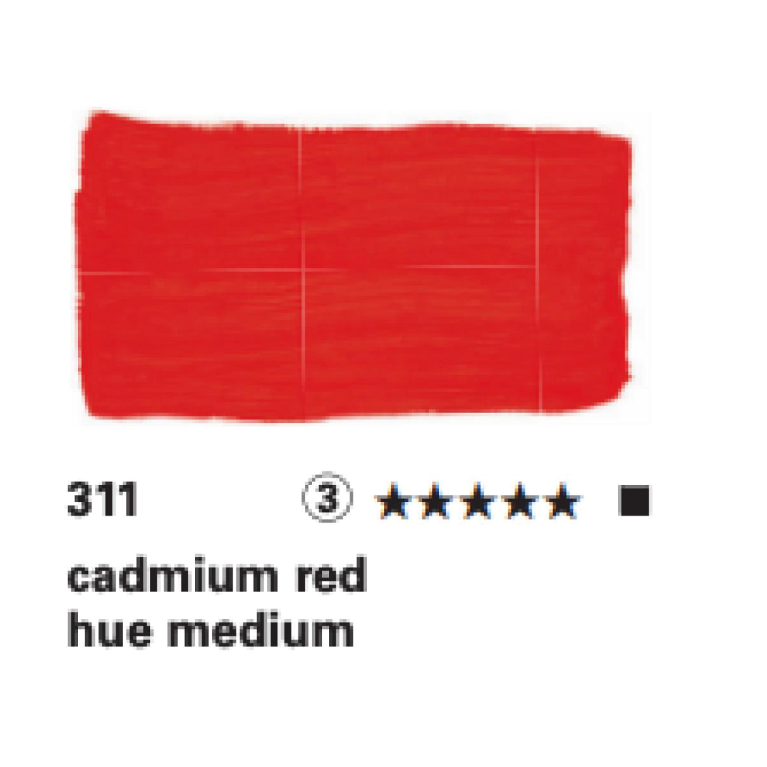 SCHMINCKE NORMA BLUE 120ML S3 311 CADMIUM RED HUE MEDIUM 2