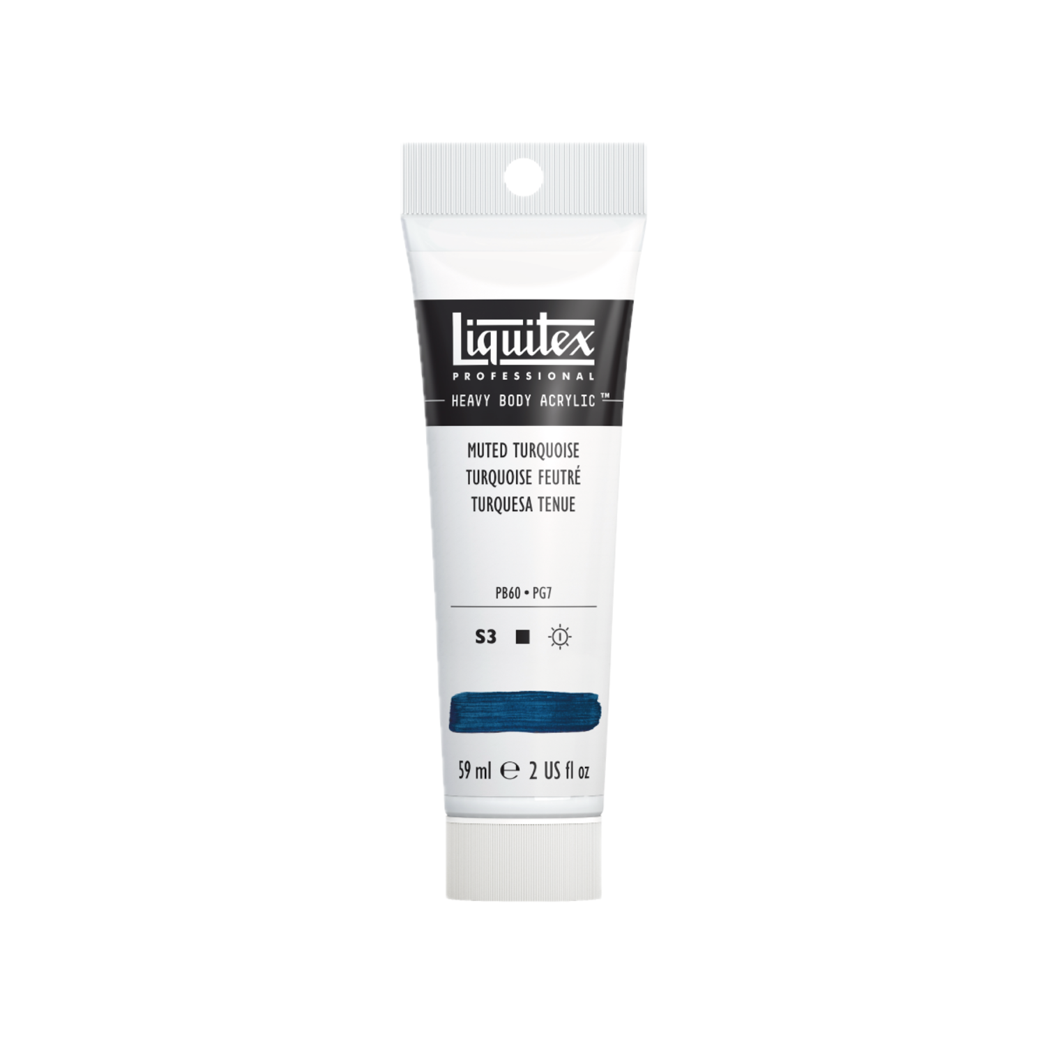 LIQUITEX HEAVY BODY 59 ML 503 GEDÄMPFTES TÜRKIS (MUTED COLLECTION) 2