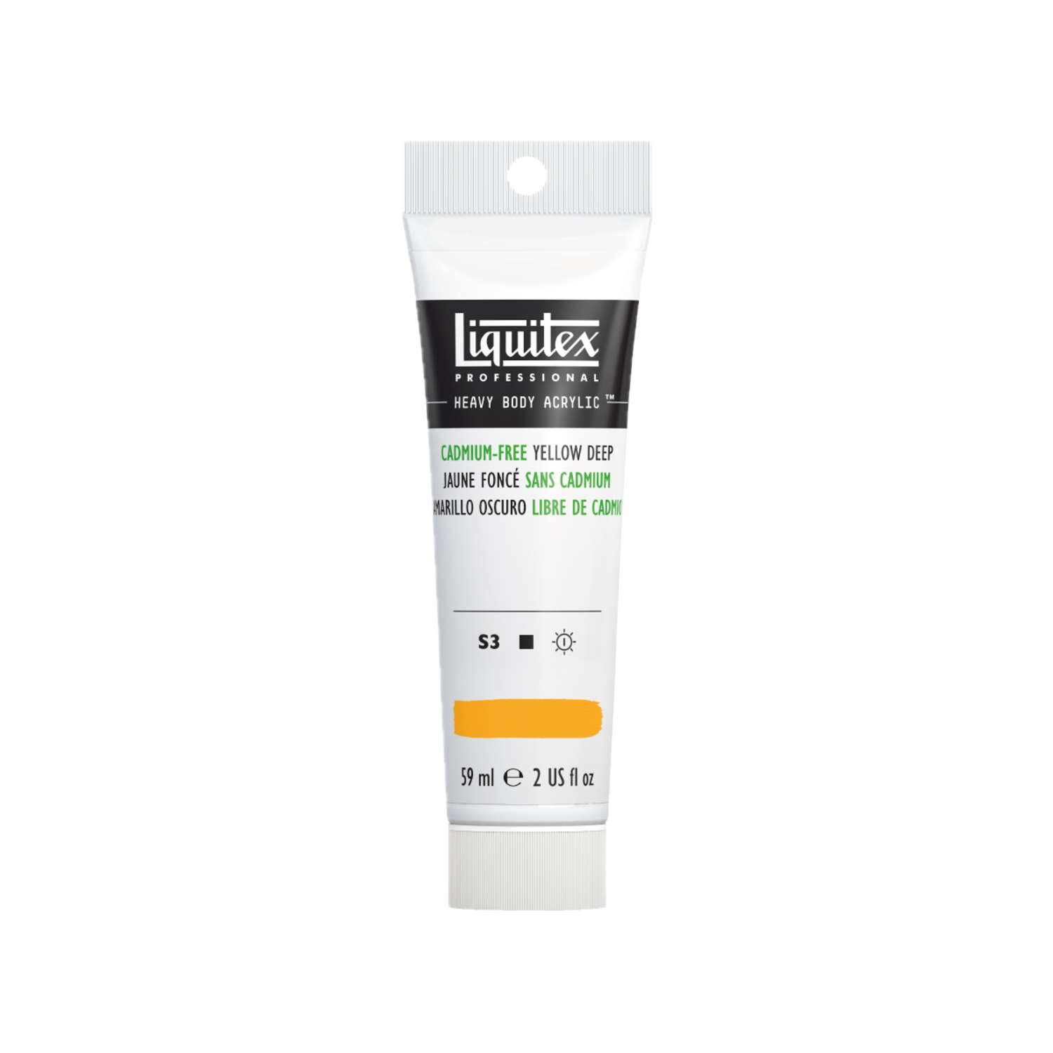 LIQUITEX HEAVY BODY 59ML 891 KADMIUM FREI GELB DUNKEL 2