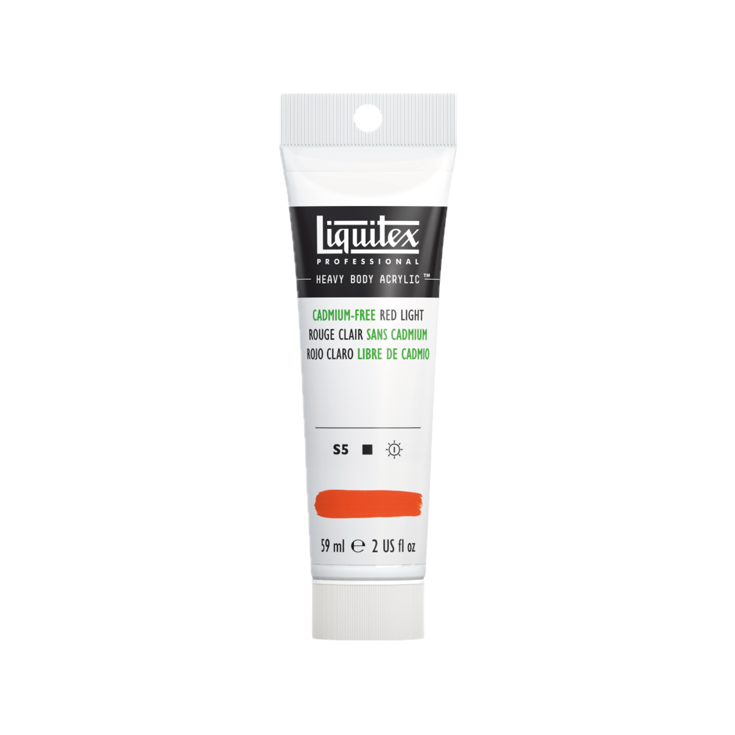 LIQUITEX HEAVY BODY 59ML 893 KADMIUM FREI HELL ROT 2