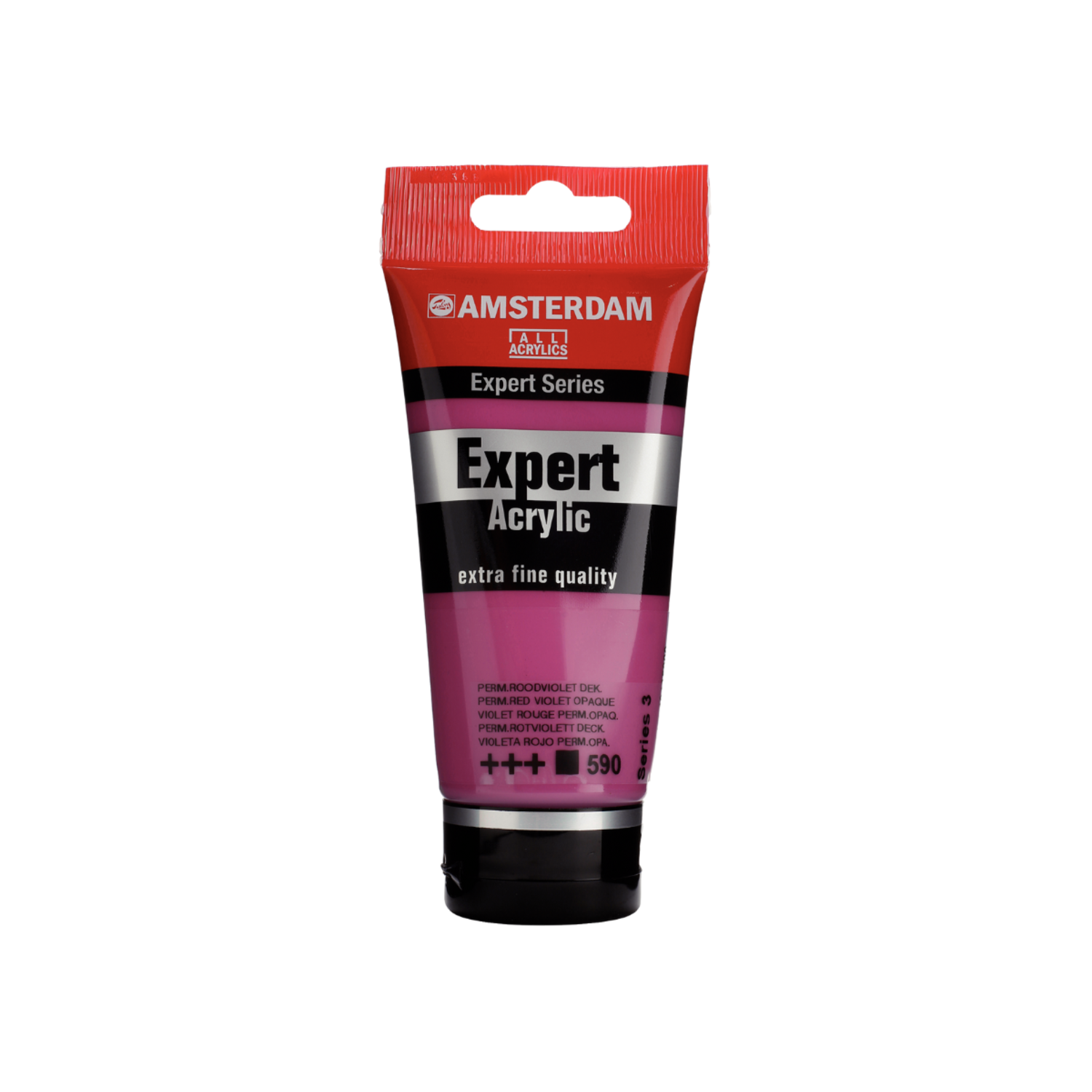 AMSTERDAM EXPERT 75ML 590 SERIE 3 PERMANENT ROTVIOLETT DECKEND 3
