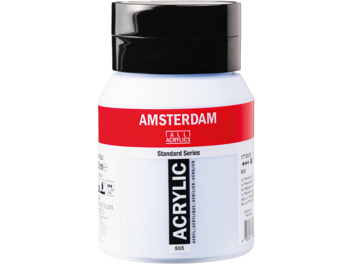 TALENS AMSTERDAM ACRYLFARBE 500 ML 505 ULTRAMARIN HELL 3
